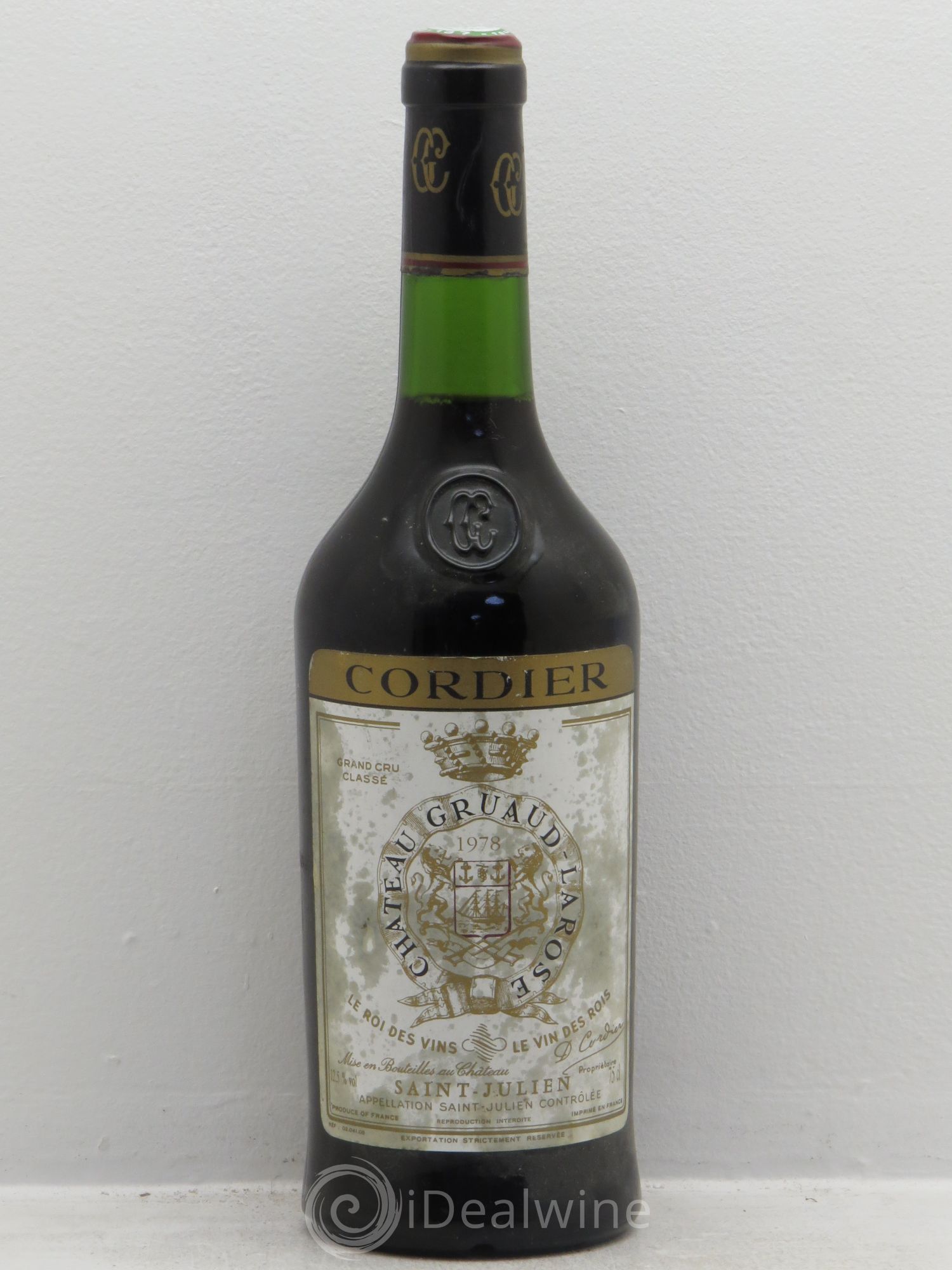 Château Gruaud Larose 2ème Grand Cru Classé 1978 - Lot de 1 bouteille - 0