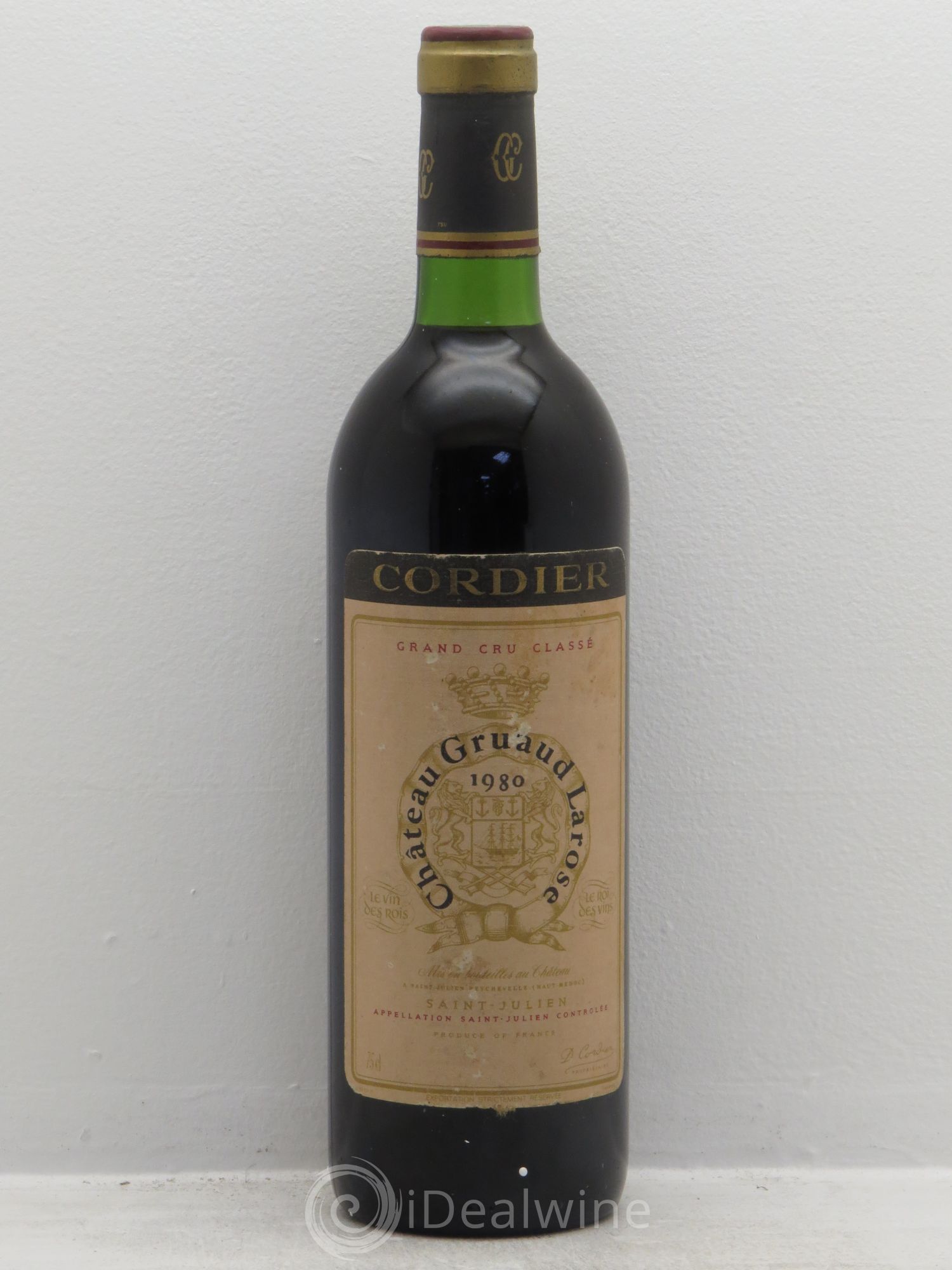 Château Gruaud Larose 2ème Grand Cru Classé 1980 - Lot de 1 bouteille - 0