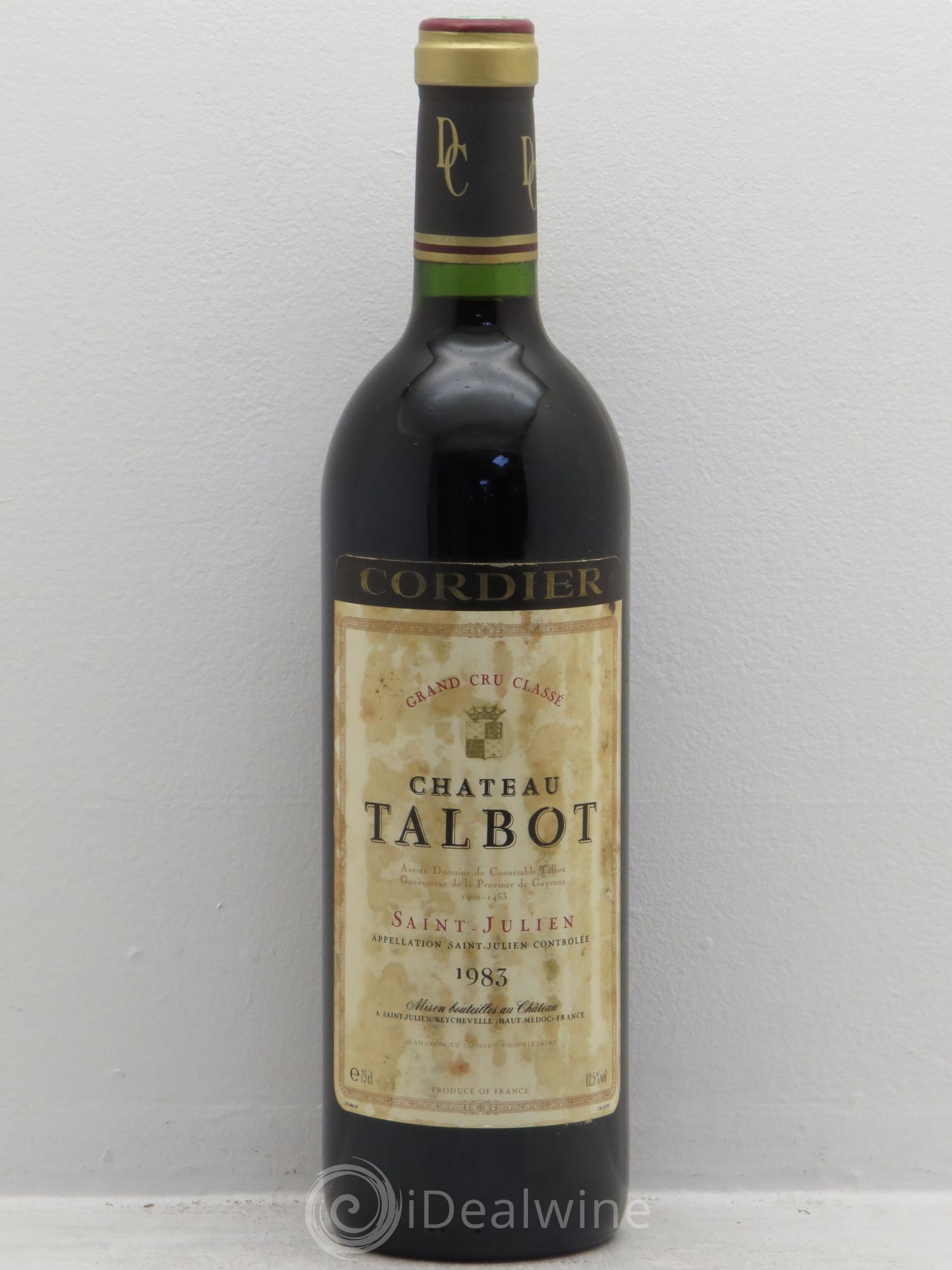 Château Talbot 4ème Grand Cru Classé 1983 - Lot de 1 bouteille - 0