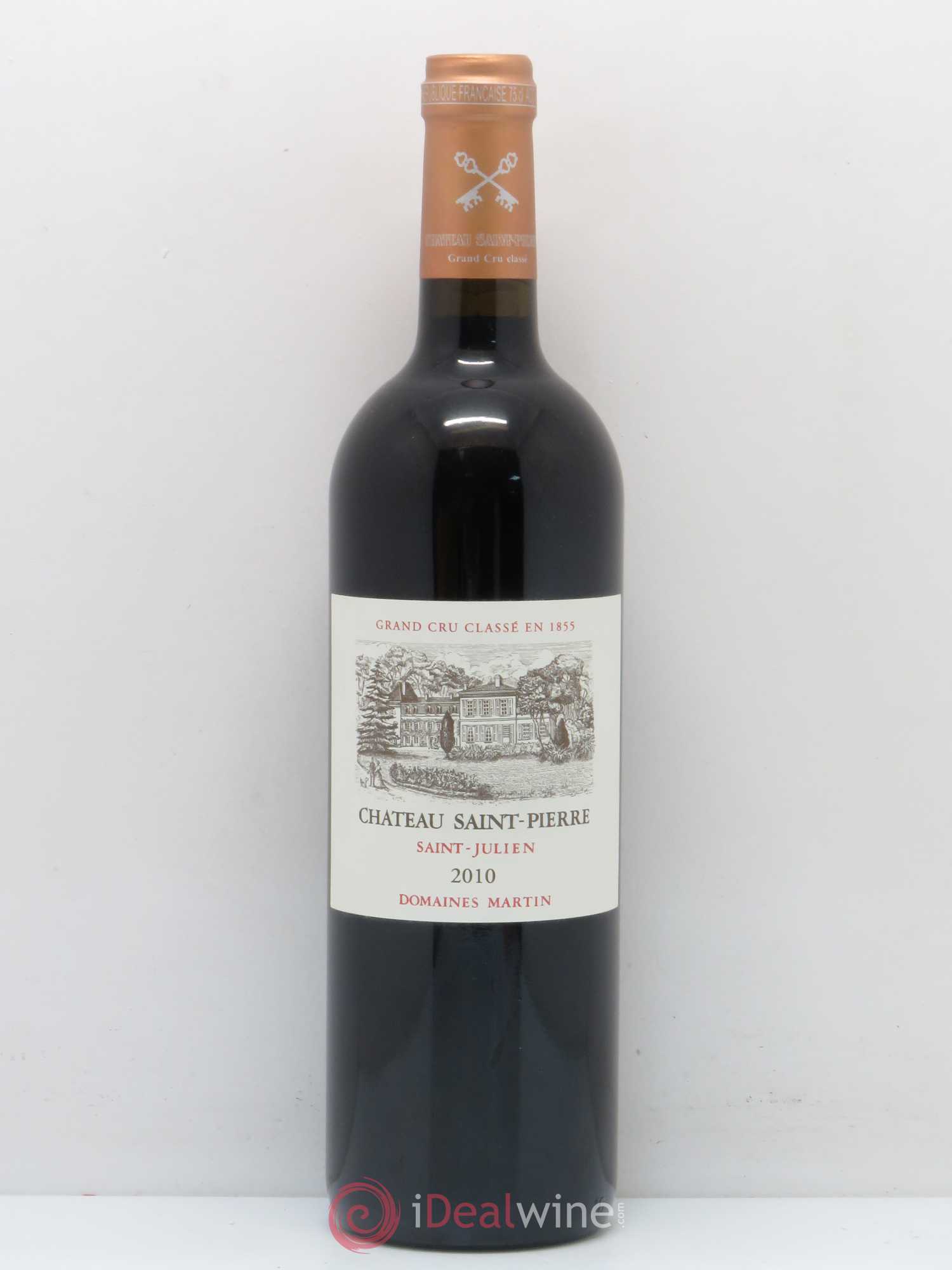 Château Saint-Pierre 4ème Grand Cru Classé 2010 - Lot de 1 bouteille - 0