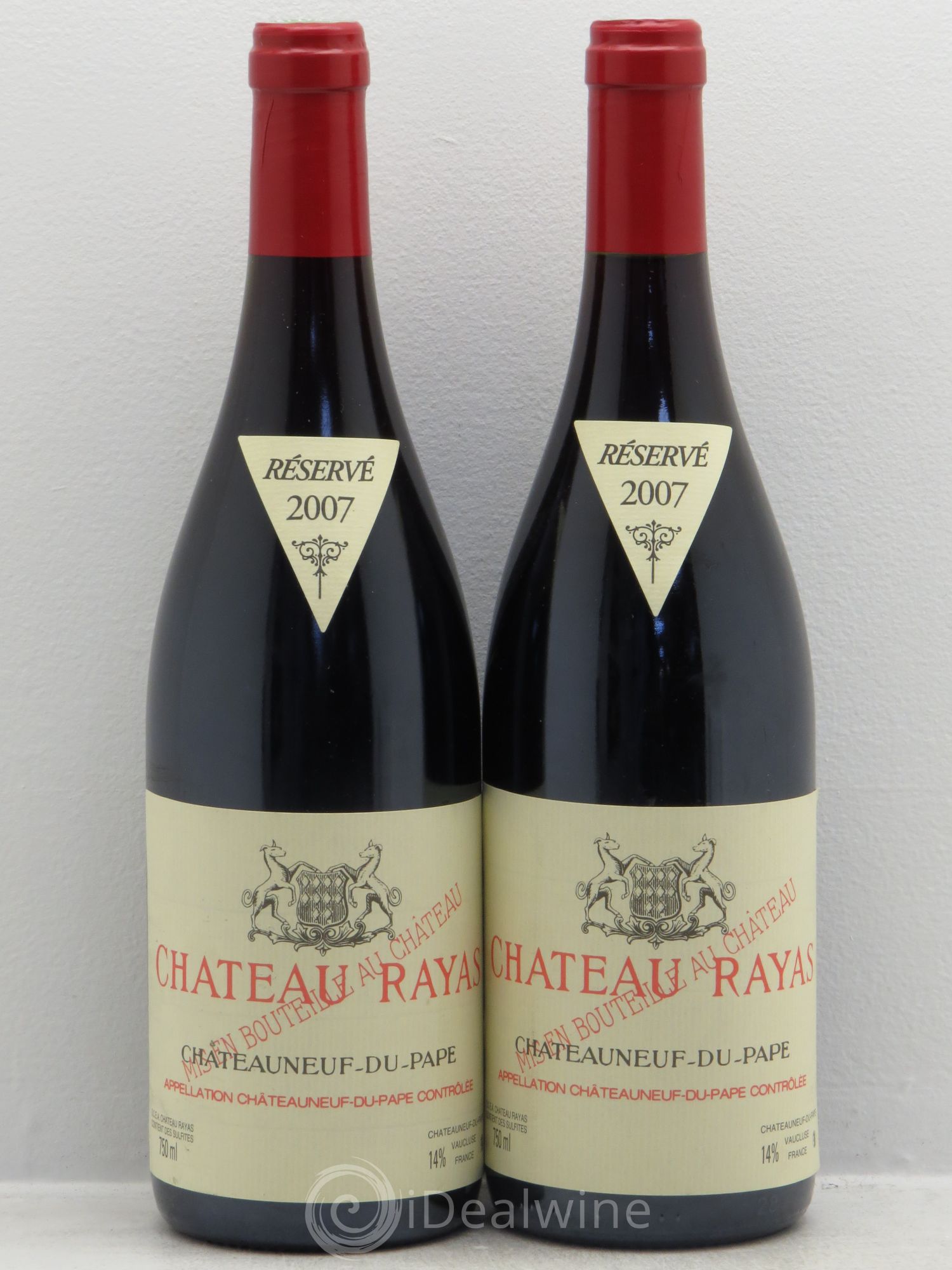 Châteauneuf-du-Pape Château Rayas Emmanuel Reynaud 2007 - Lot de 2 bouteilles - 0