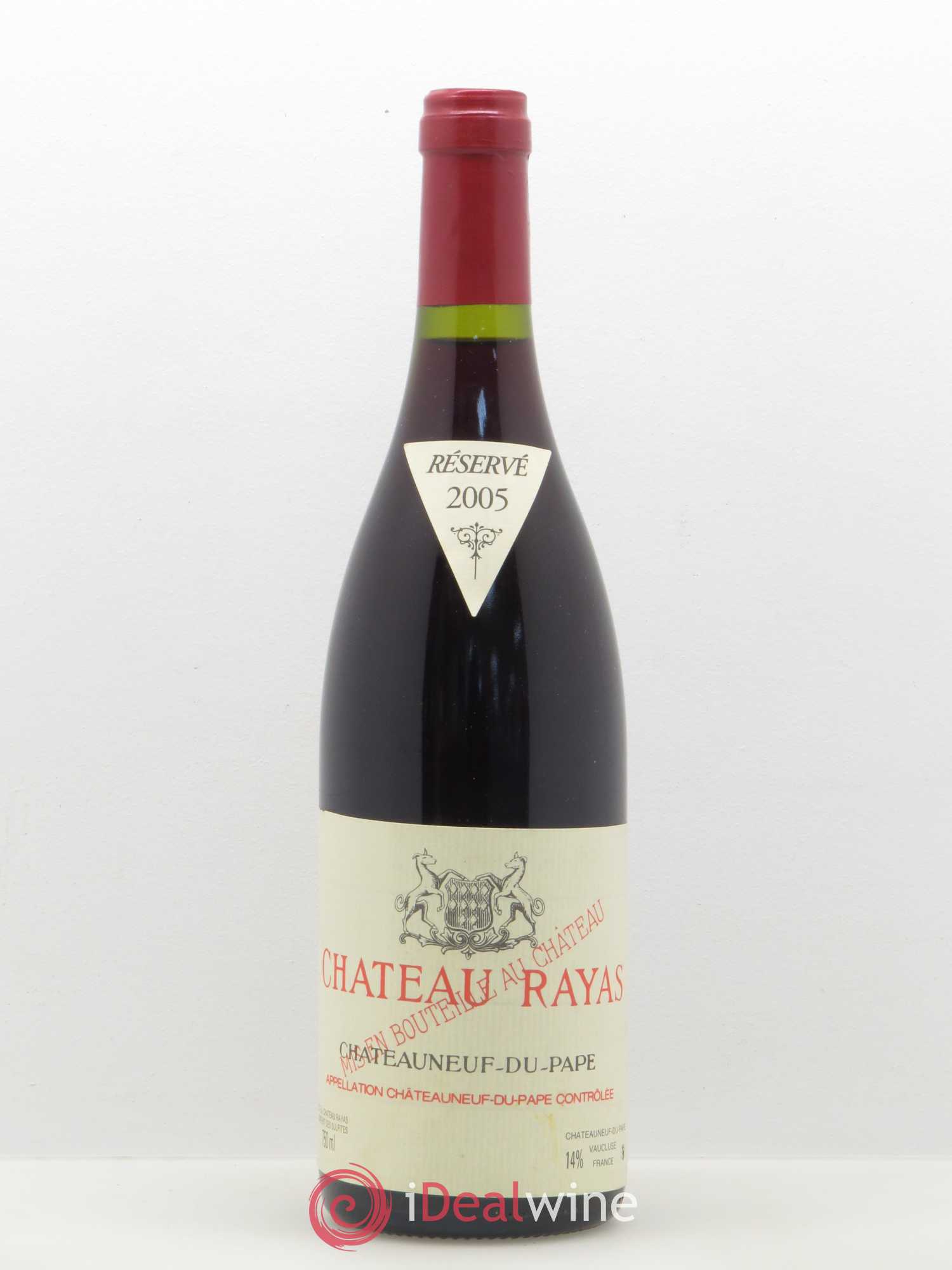 Châteauneuf-du-Pape Château Rayas Emmanuel Reynaud 2005 - Lot de 1 bouteille - 0