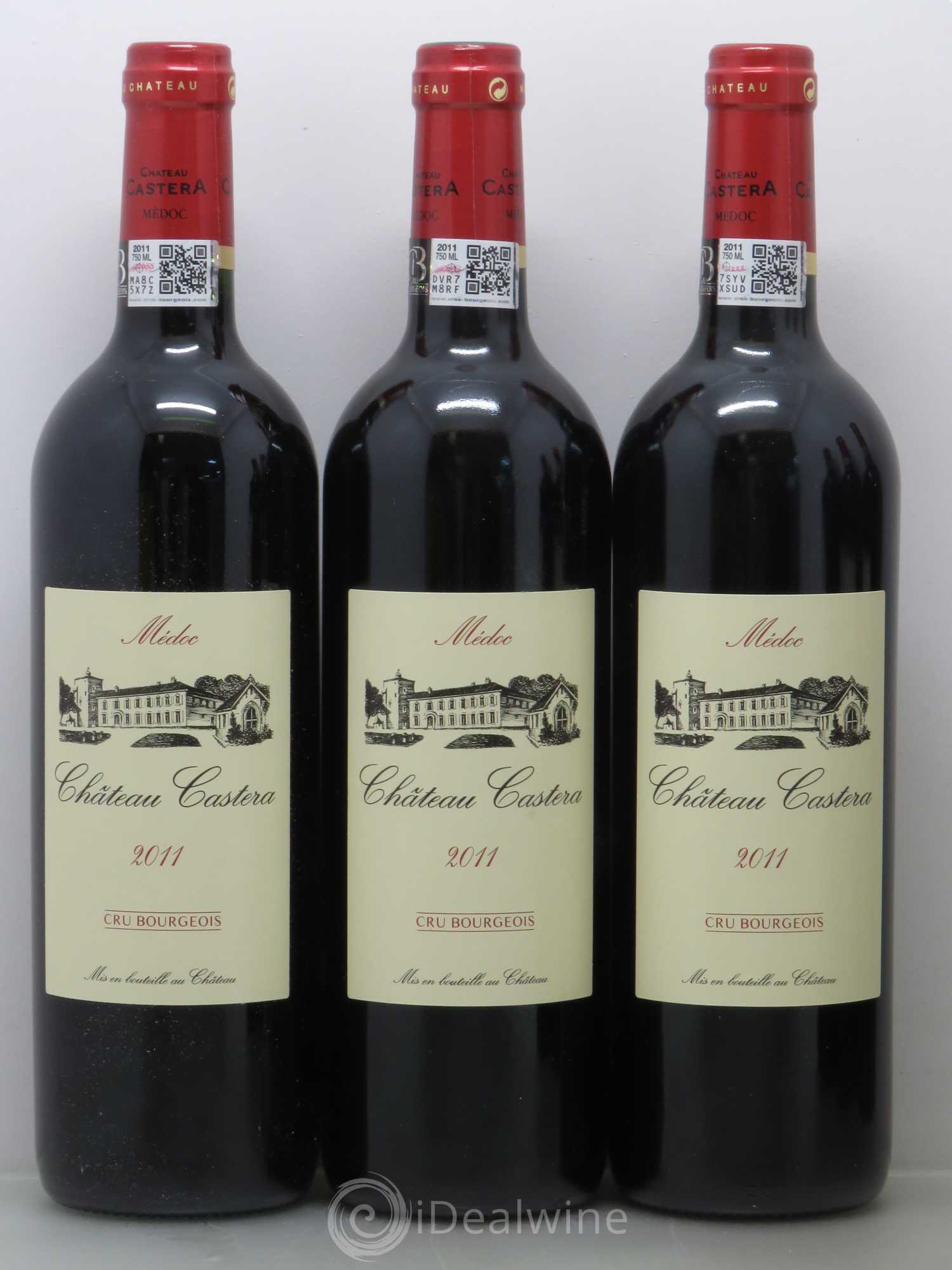 Château Castera Cru Bourgeois 2011 - Lot de 6 bouteilles - 1