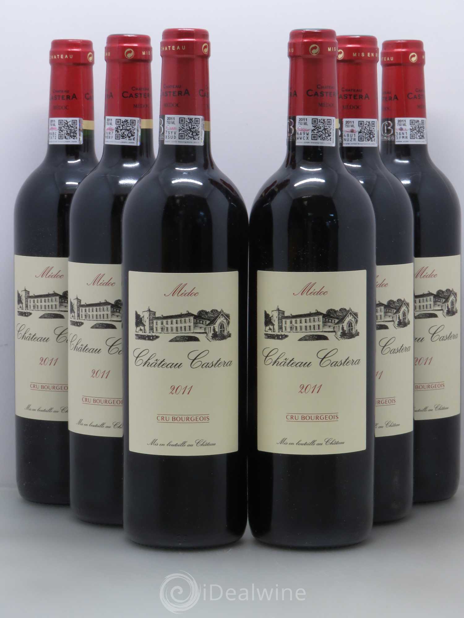 Château Castera Cru Bourgeois 2011 - Lot de 6 bouteilles - 0