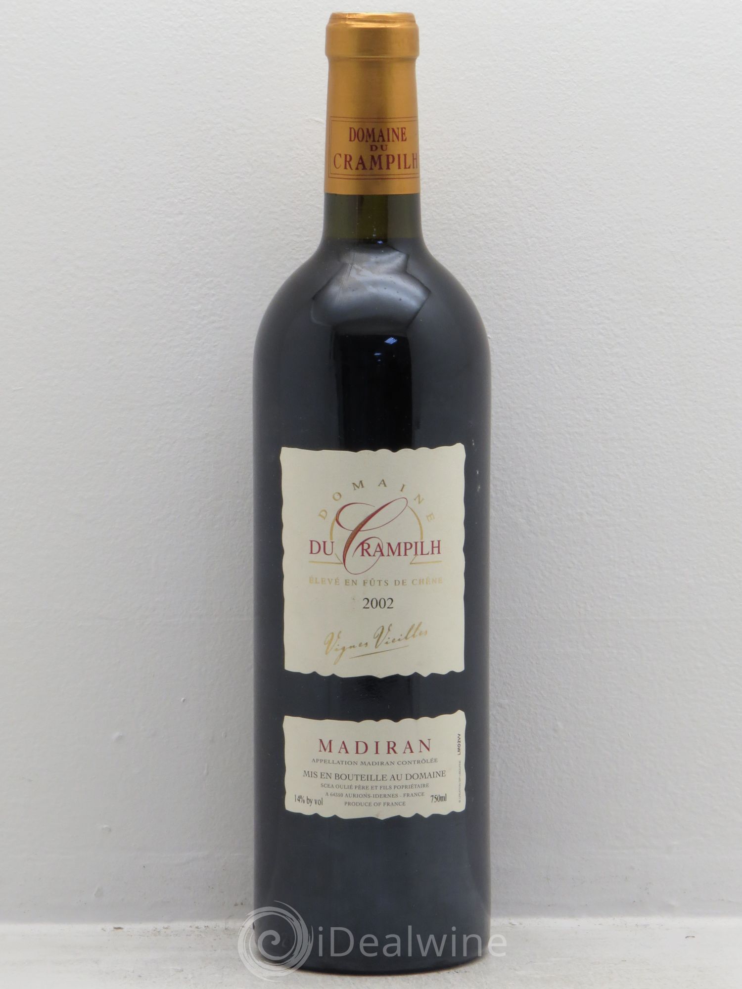 Madiran 2002 - Lot de 1 bouteille - 0