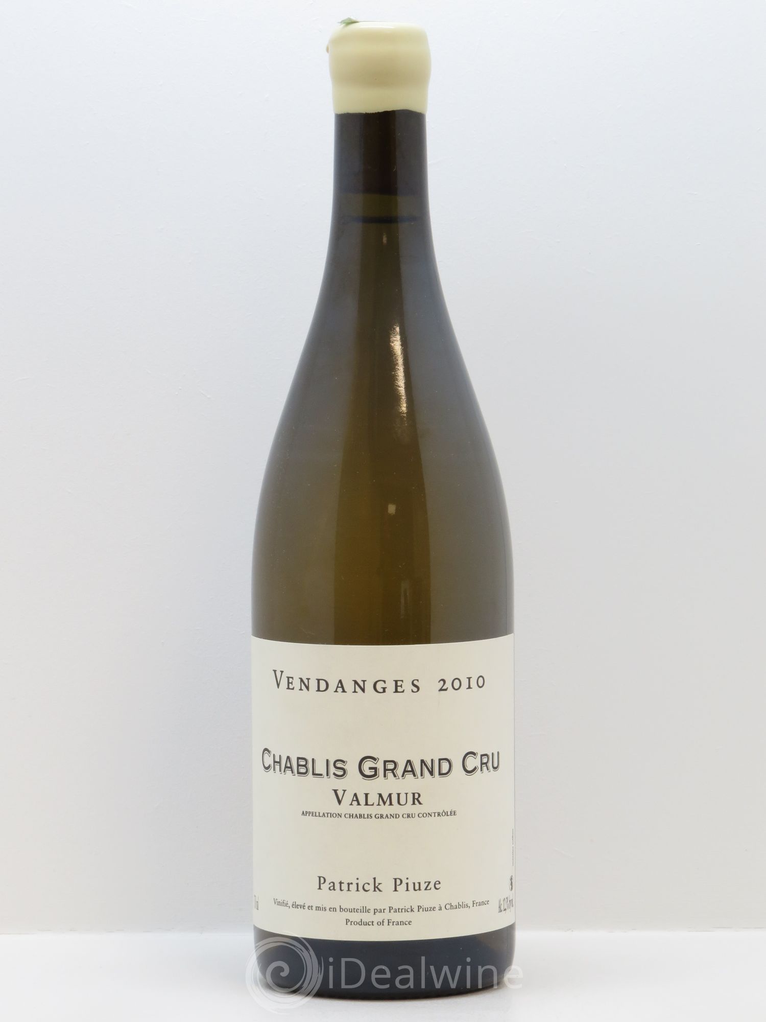 Chablis Grand Cru Valmur Patrick Piuze (Domaine) 2010 - Lot de 1 bouteille - 0