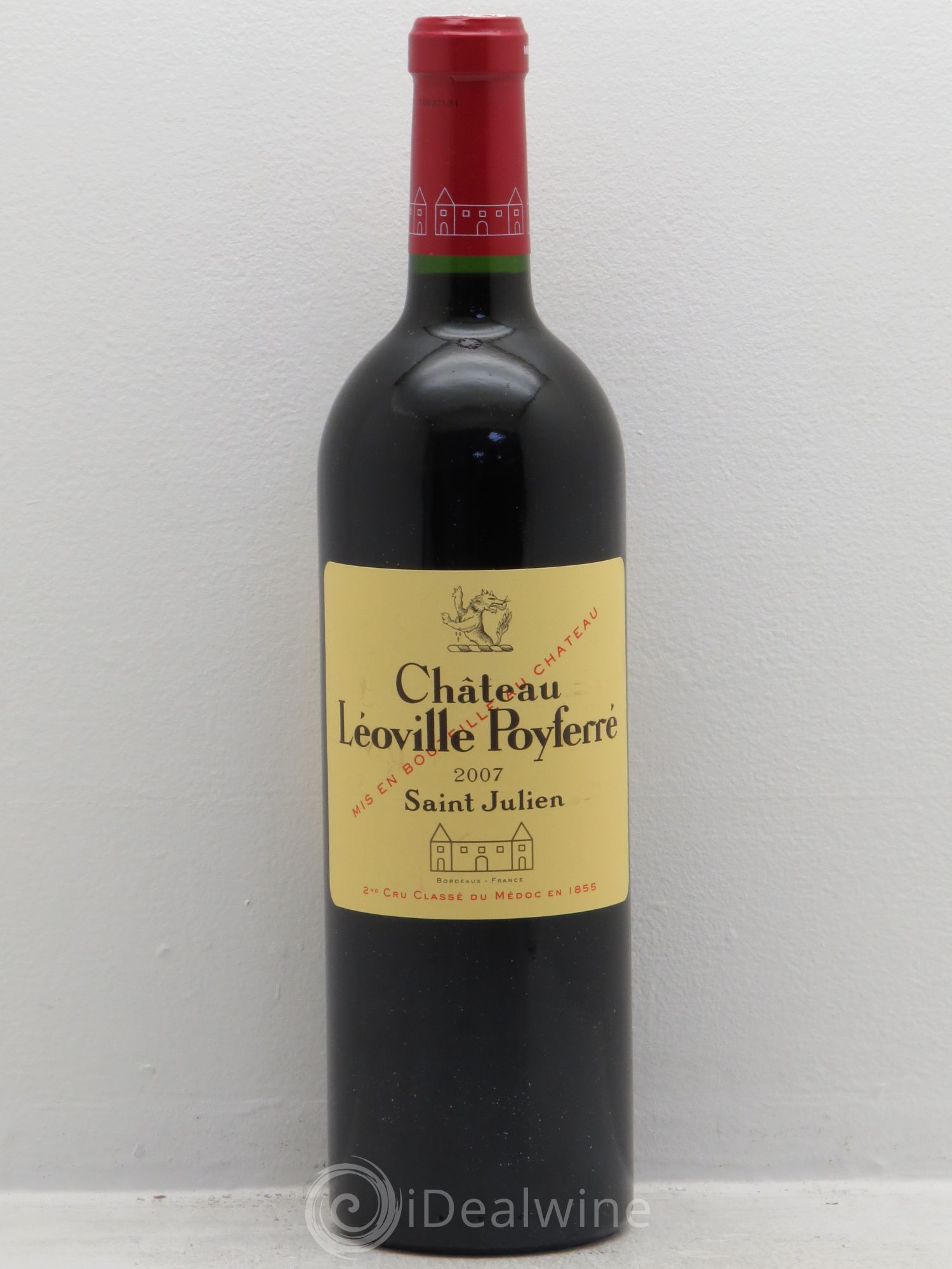 Château Léoville Poyferré 2ème Grand Cru Classé 2007 - Lot de 1 bouteille - 0