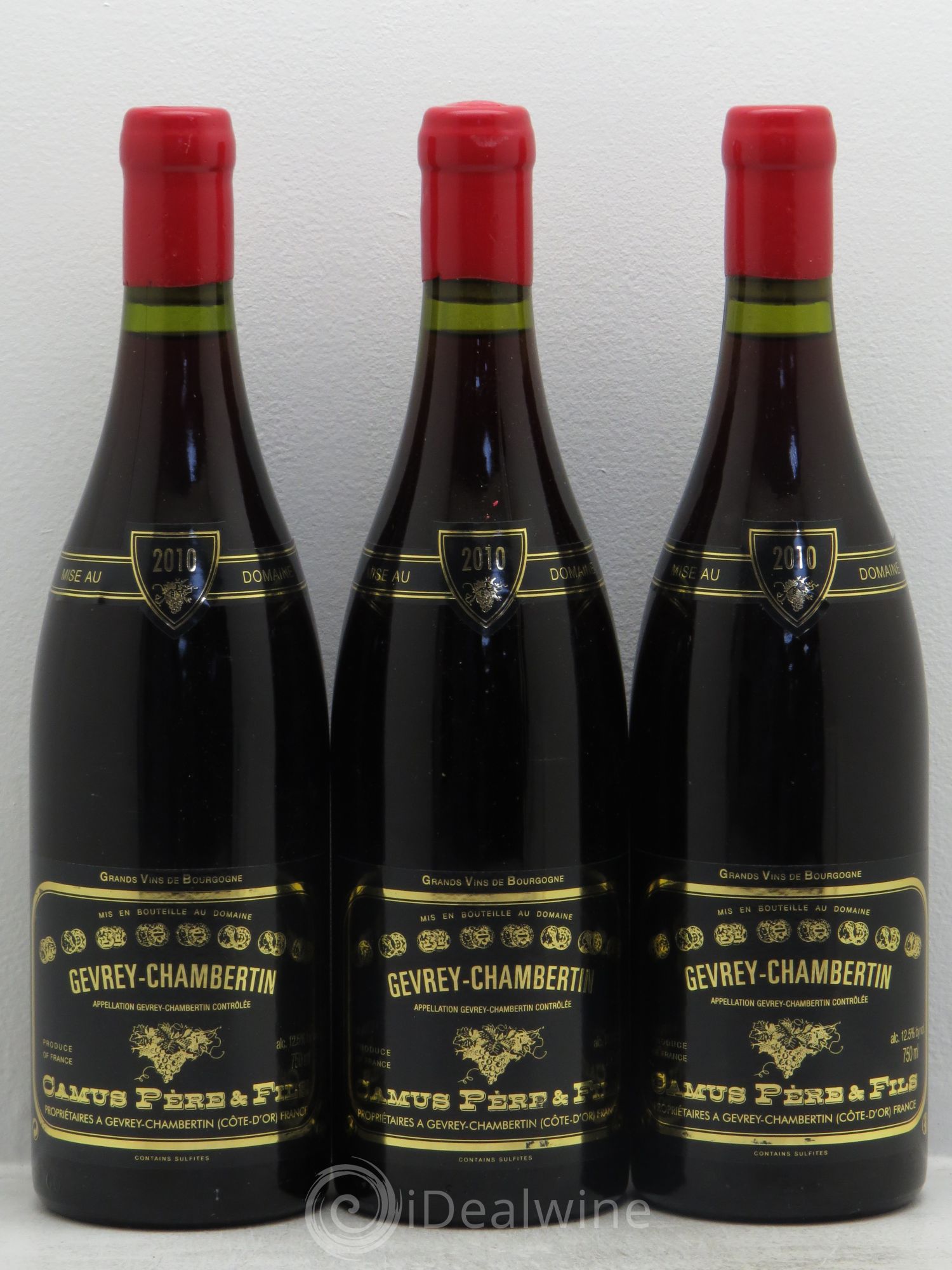 Gevrey-Chambertin Camus 2010 - Lot de 3 bouteilles - 0