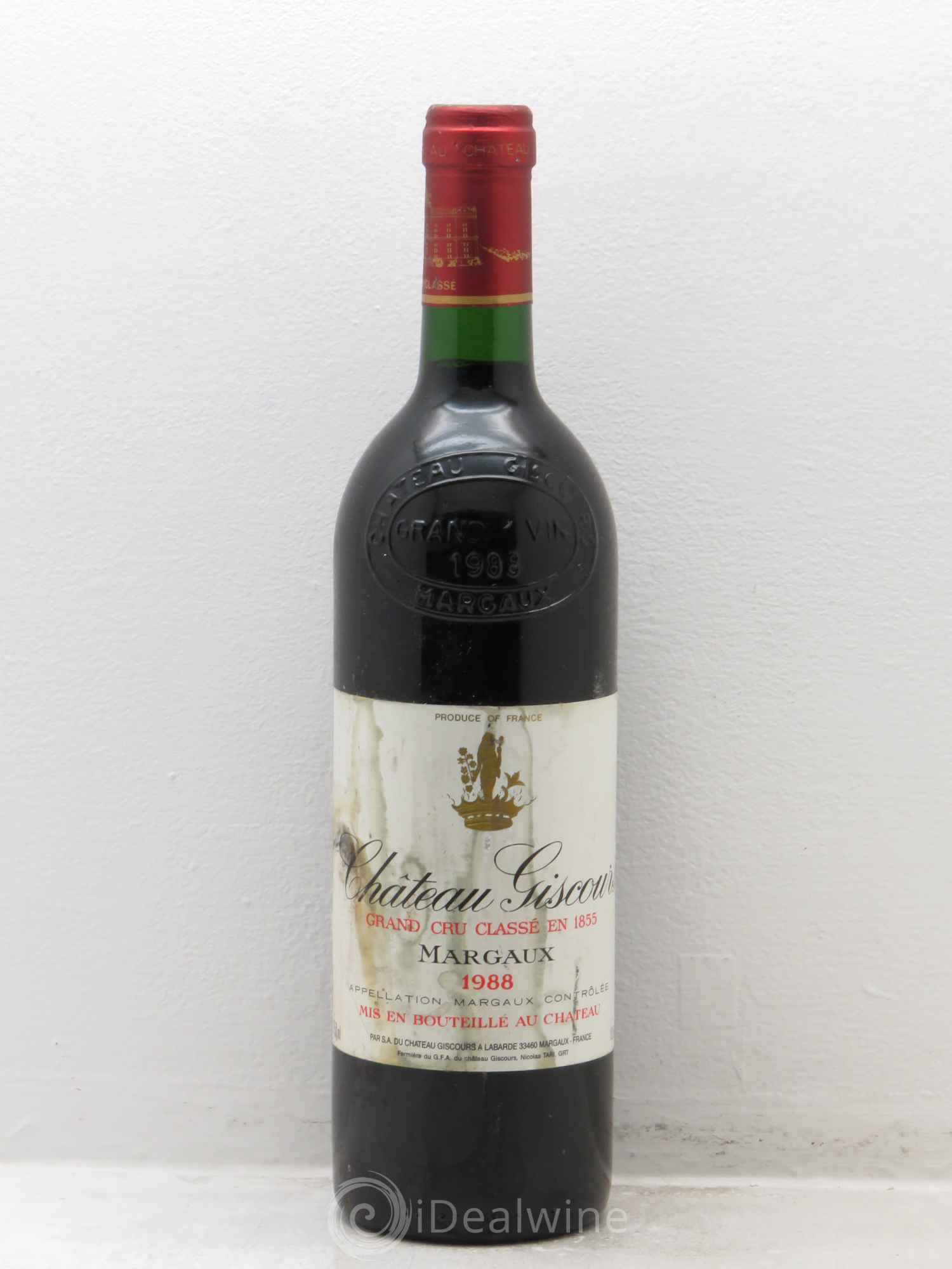 Château Giscours 3ème Grand Cru Classé 1988 - Lot de 1 bouteille - 0