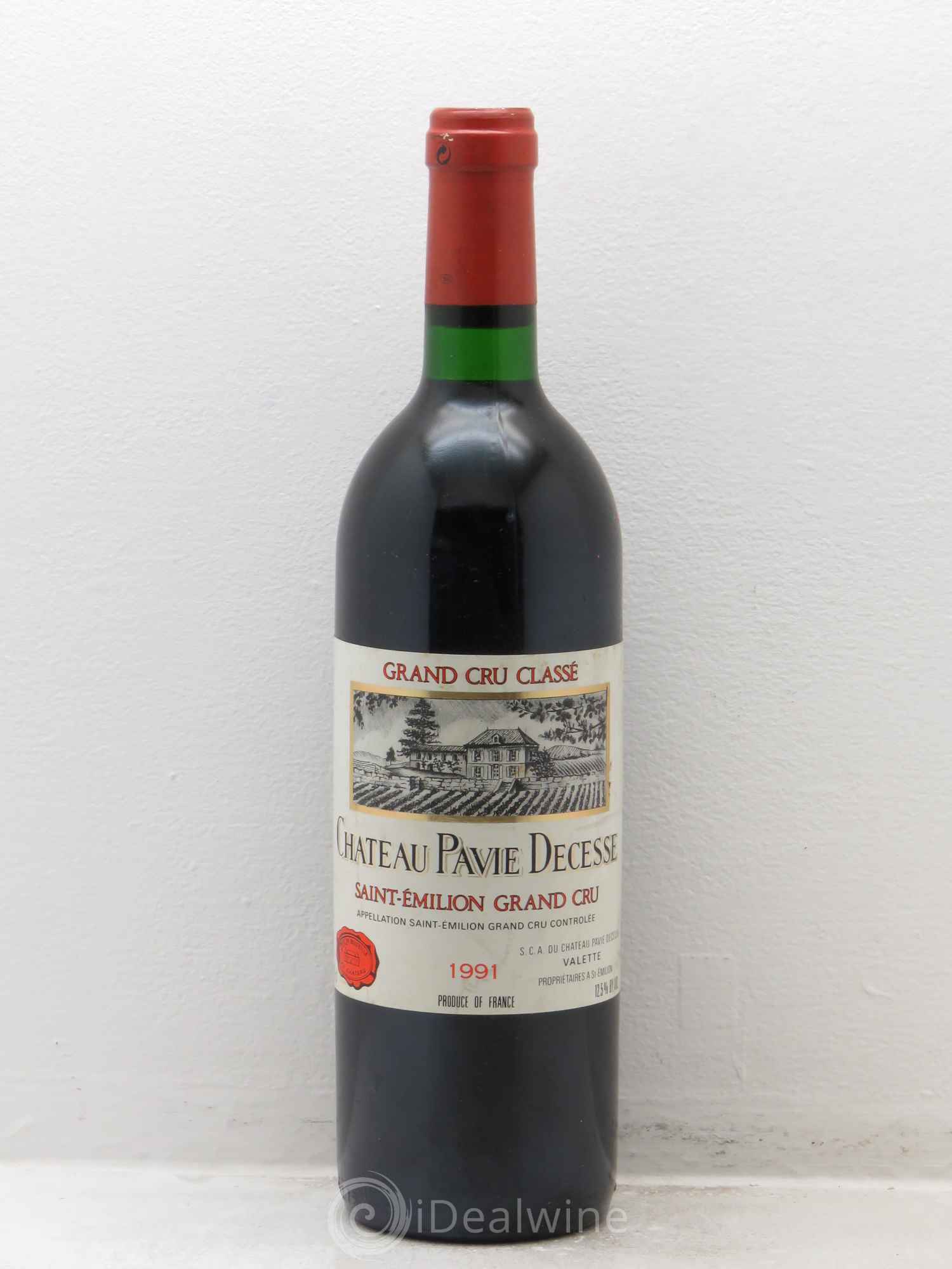 Château Pavie Decesse Grand Cru Classé 1991 - Lot de 1 bouteille - 0