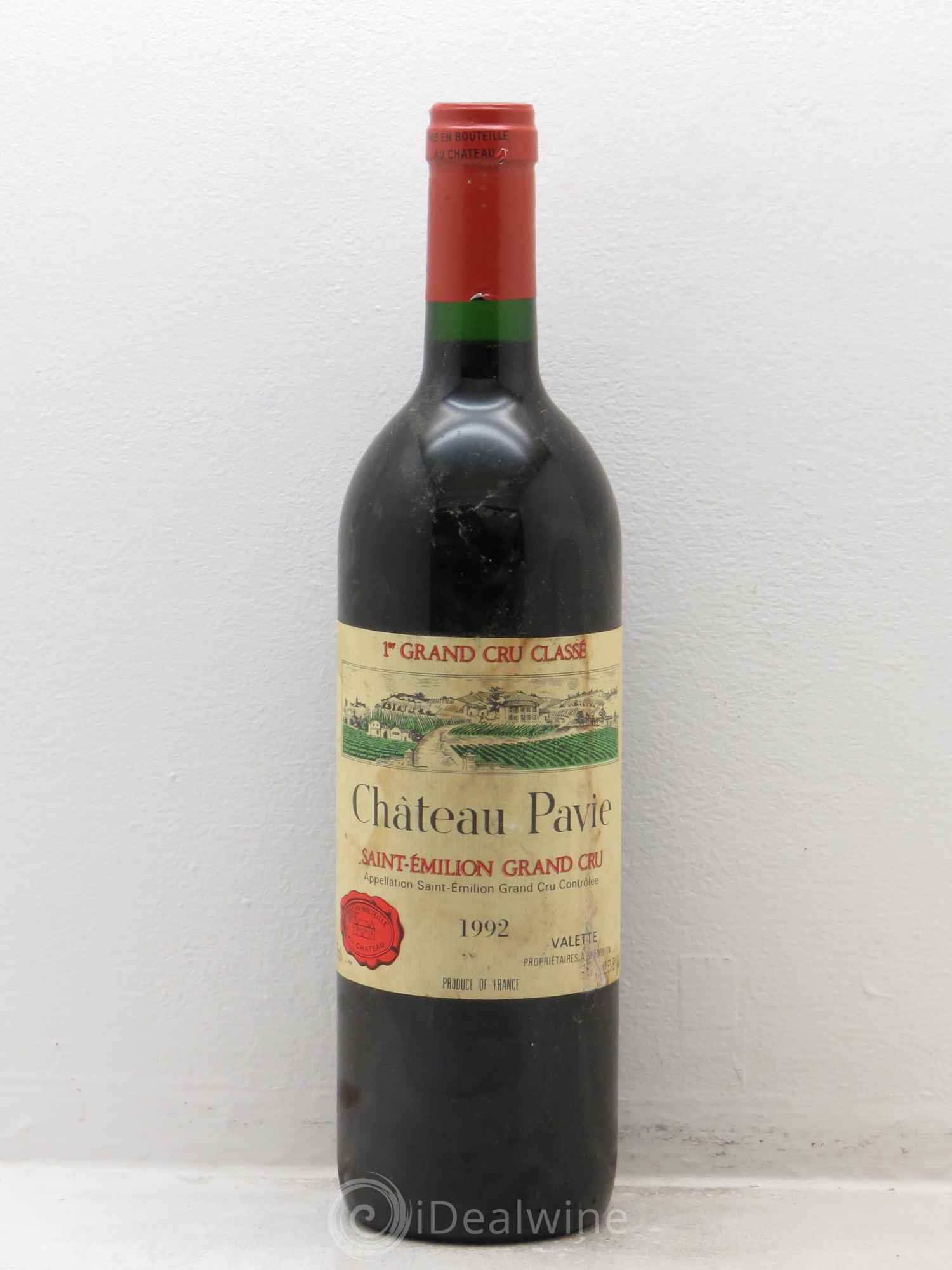 Château Pavie 1er Grand Cru Classé A 1992 - Lot de 1 bouteille - 0