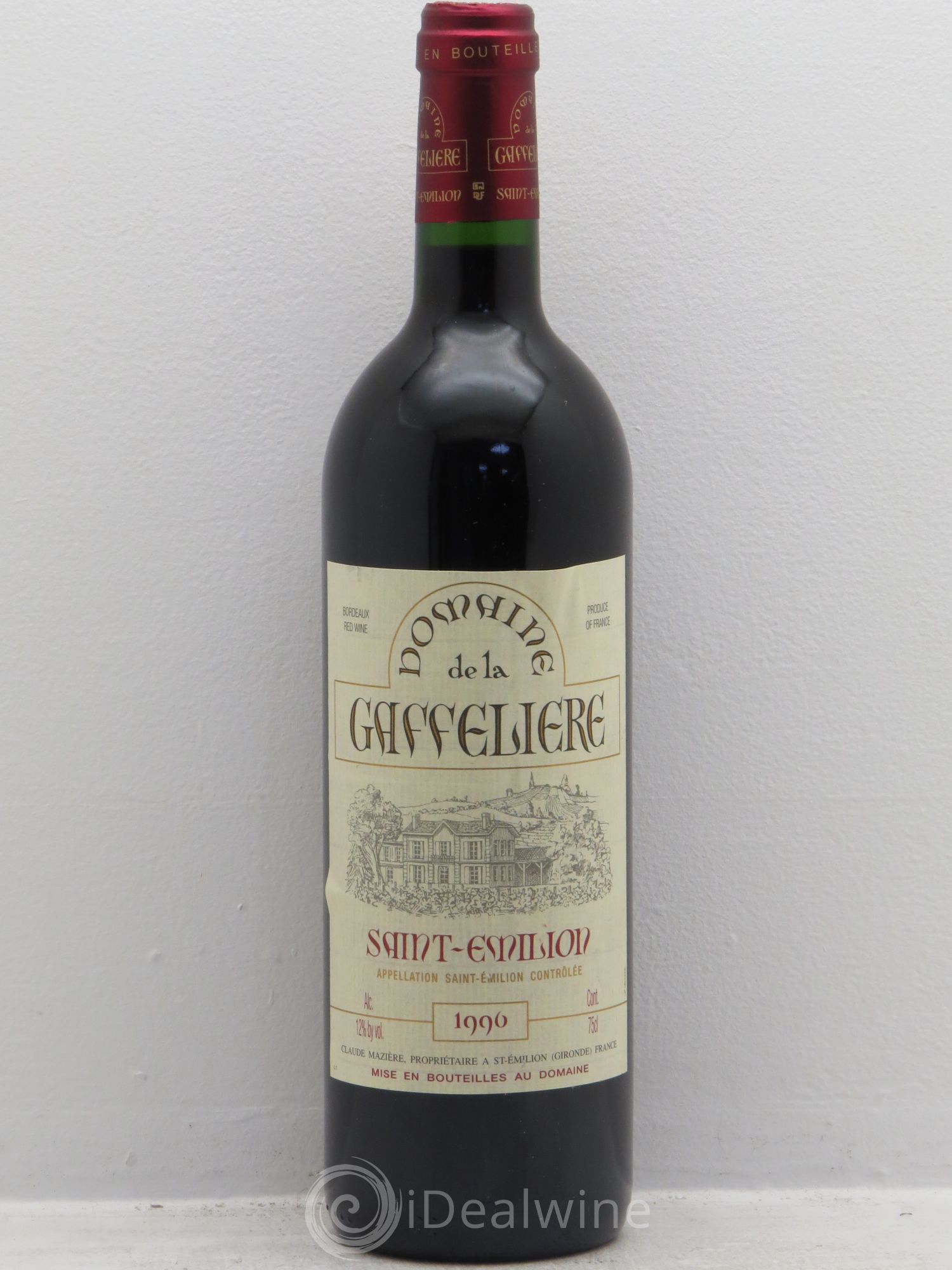 Château la Gaffelière 1er Grand Cru Classé B 1996 - Lot de 1 bouteille - 0
