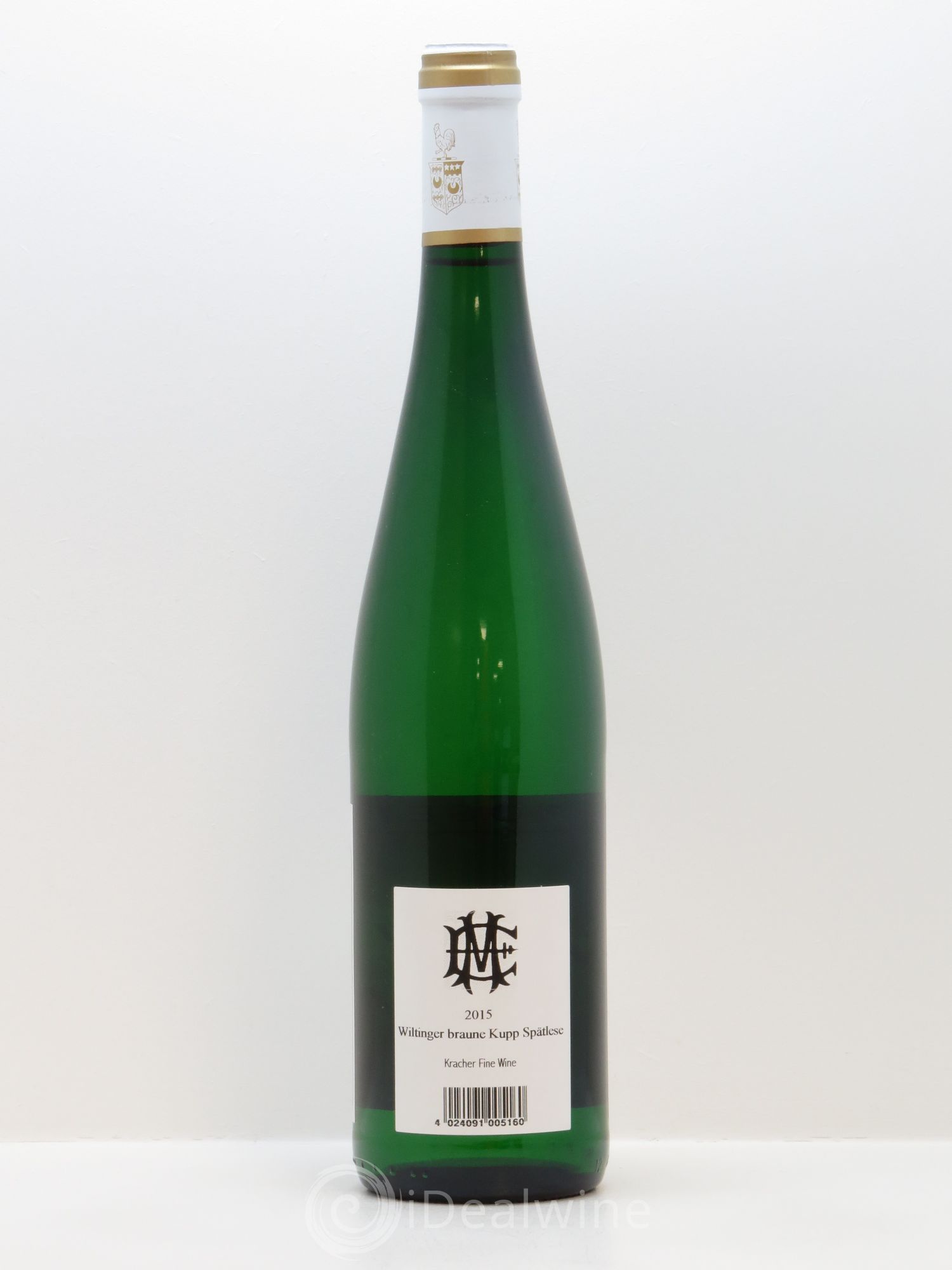 Riesling Wiltinger Braune Kupp Spatlese Egon Muller 2015 - Lot de 1 bouteille - 1