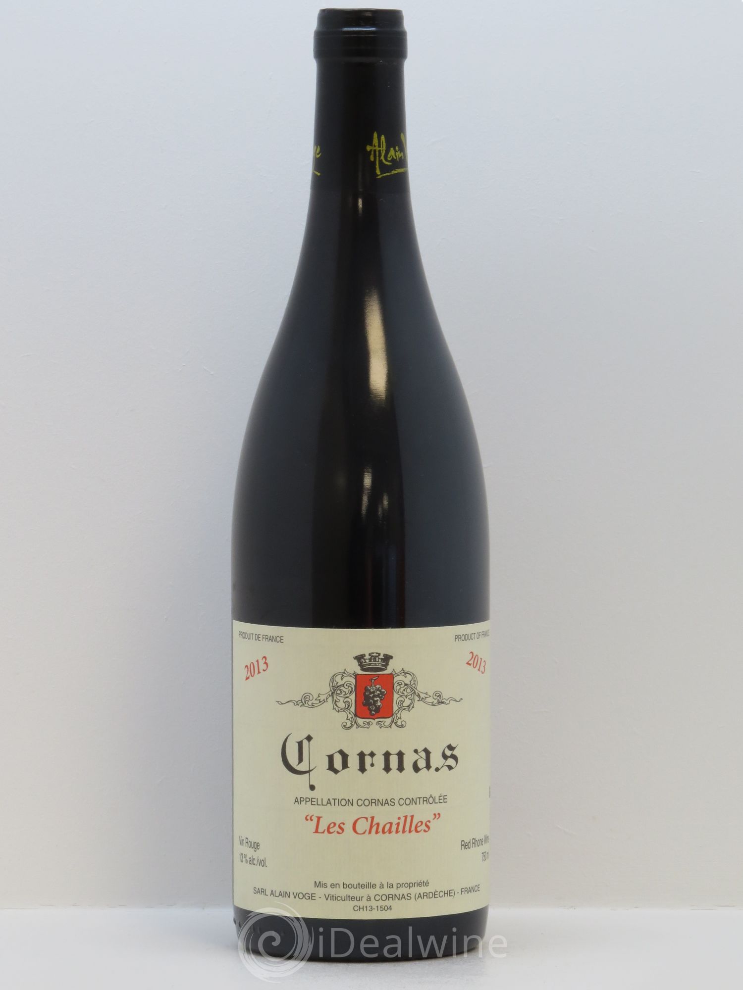Cornas Les Chailles Alain Voge (Domaine) 2013 - Lot de 1 bouteille - 0