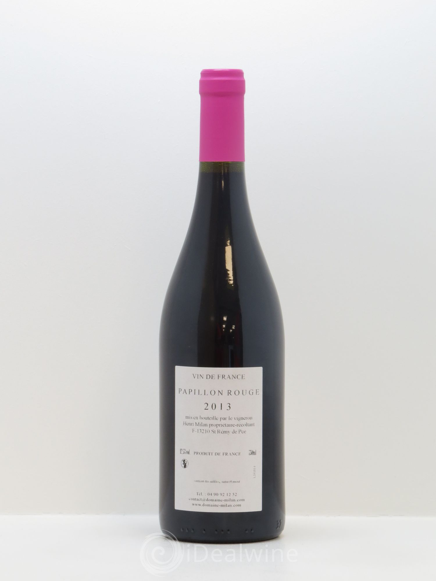 Vin de France Papillon Sans Soufre Henri Milan 2013 - Lot de 1 bouteille - 1