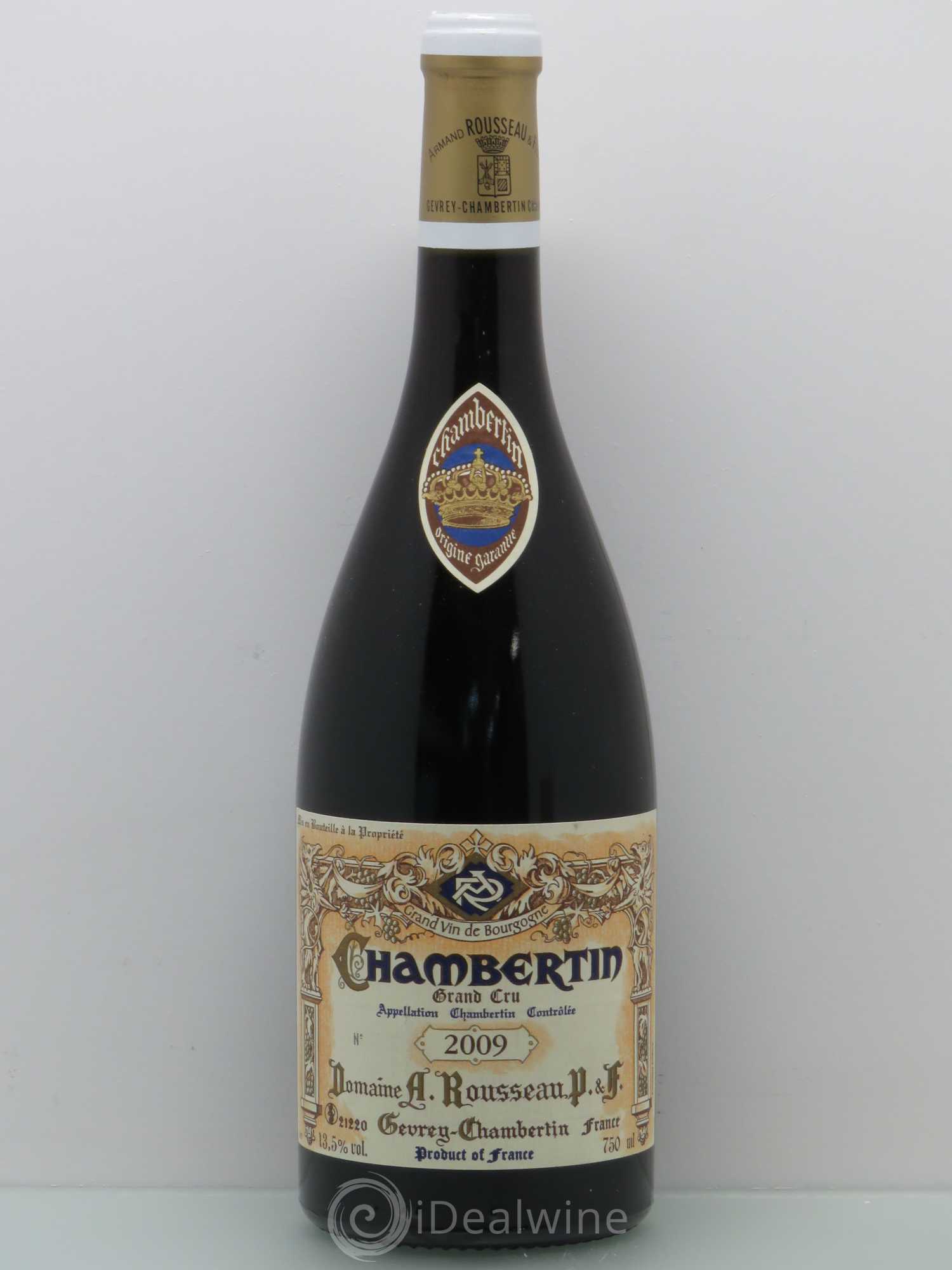 Chambertin Grand Cru Armand Rousseau (Domaine) 2009 - Lot de 1 bouteille - 0