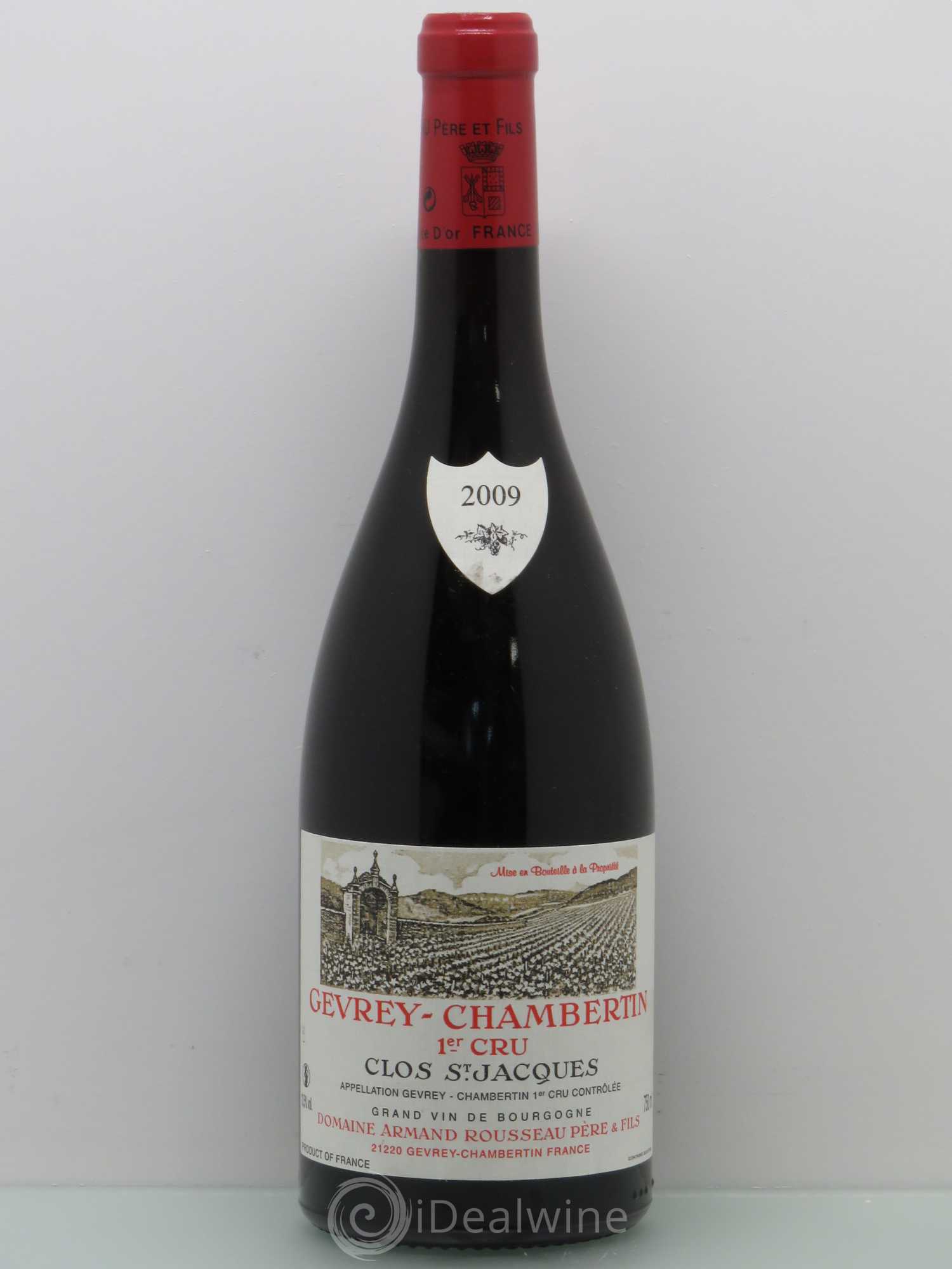 Gevrey-Chambertin 1er Cru Clos Saint-Jacques Armand Rousseau (Domaine) 2009 - Lot de 1 bouteille - 0