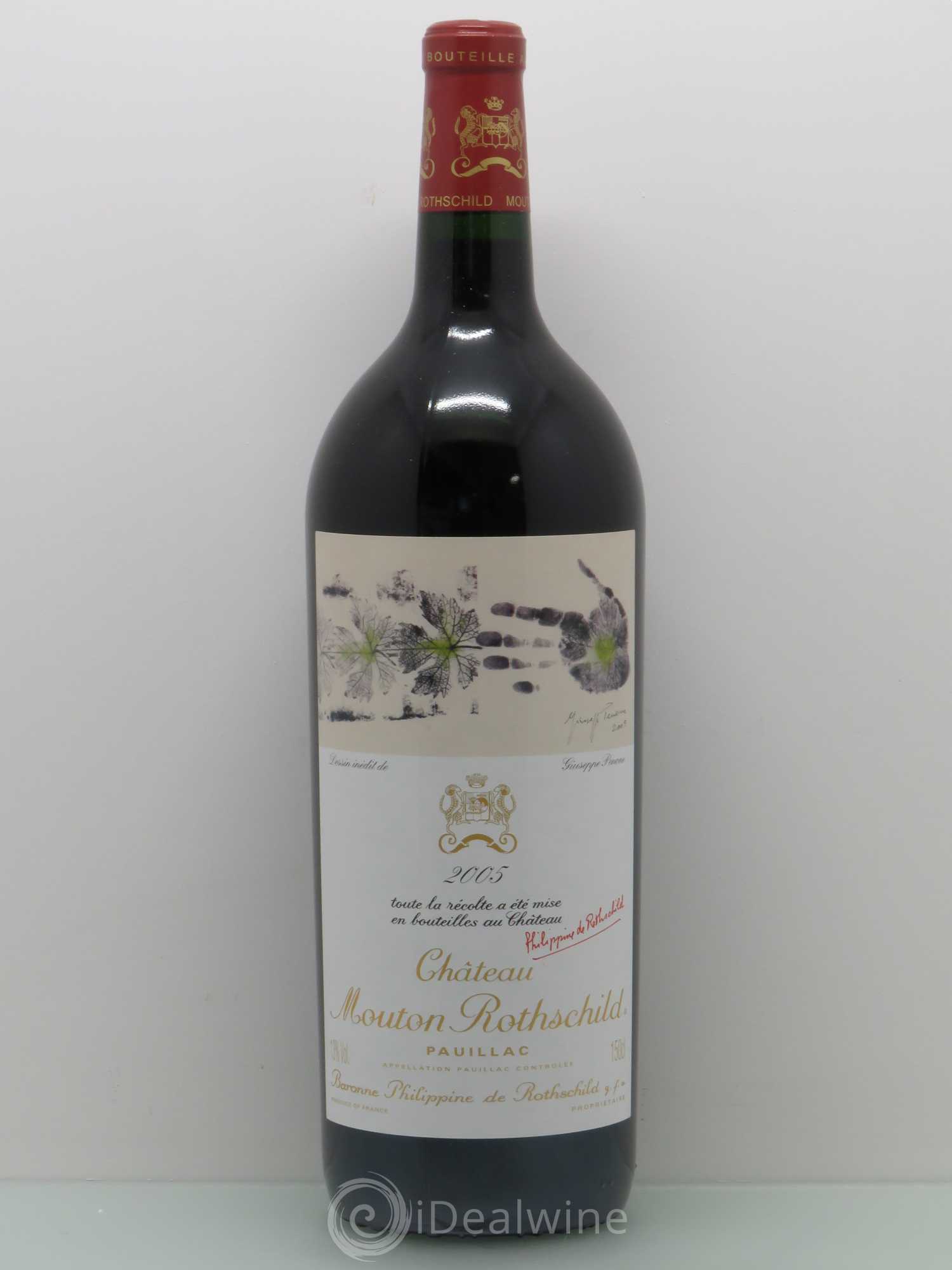 Château Mouton Rothschild 1er Grand Cru Classé 2005 - Lot de 1 magnum - 0