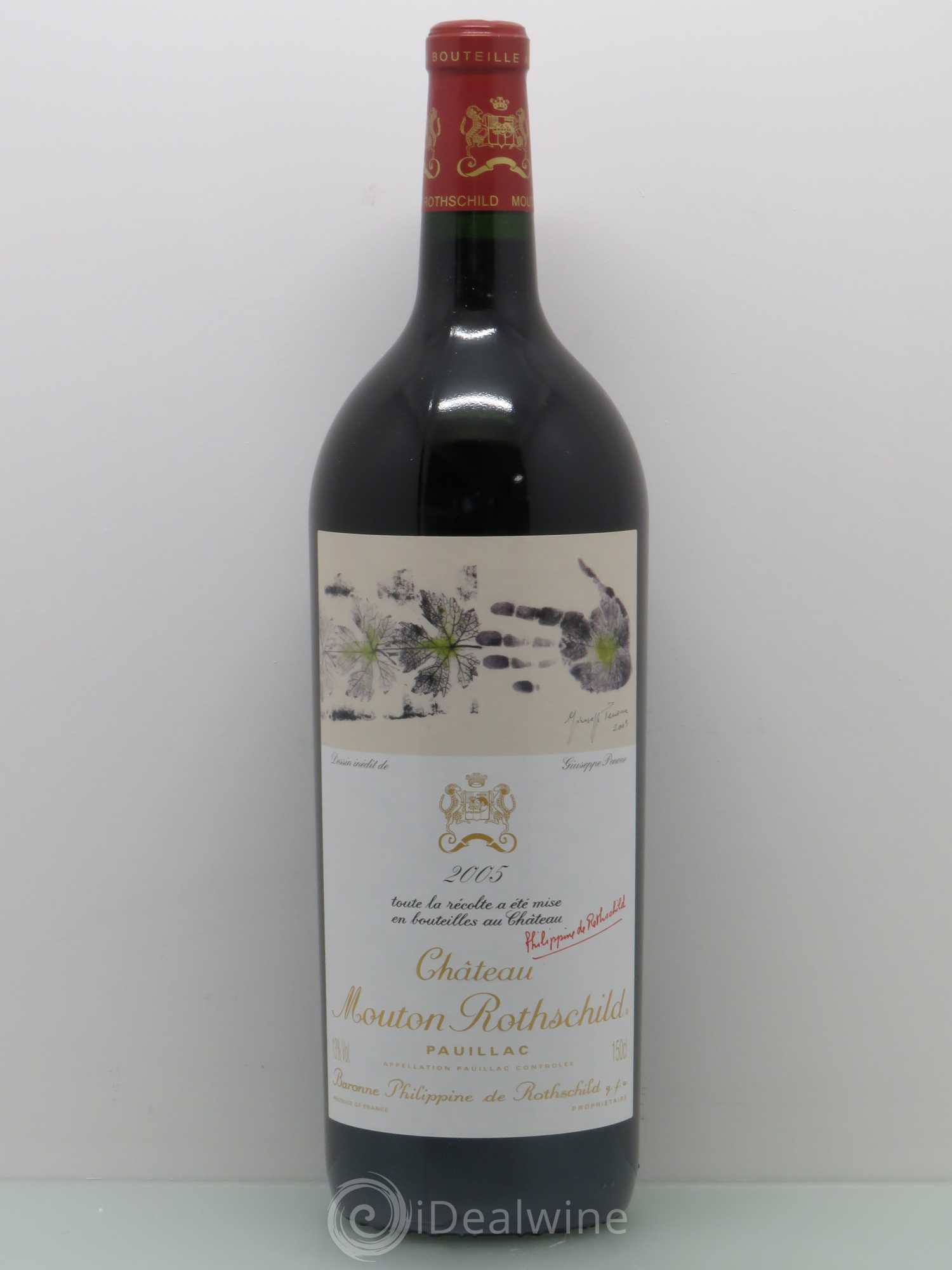 Château Mouton Rothschild 1er Grand Cru Classé 2005 - Lot de 1 magnum - 0