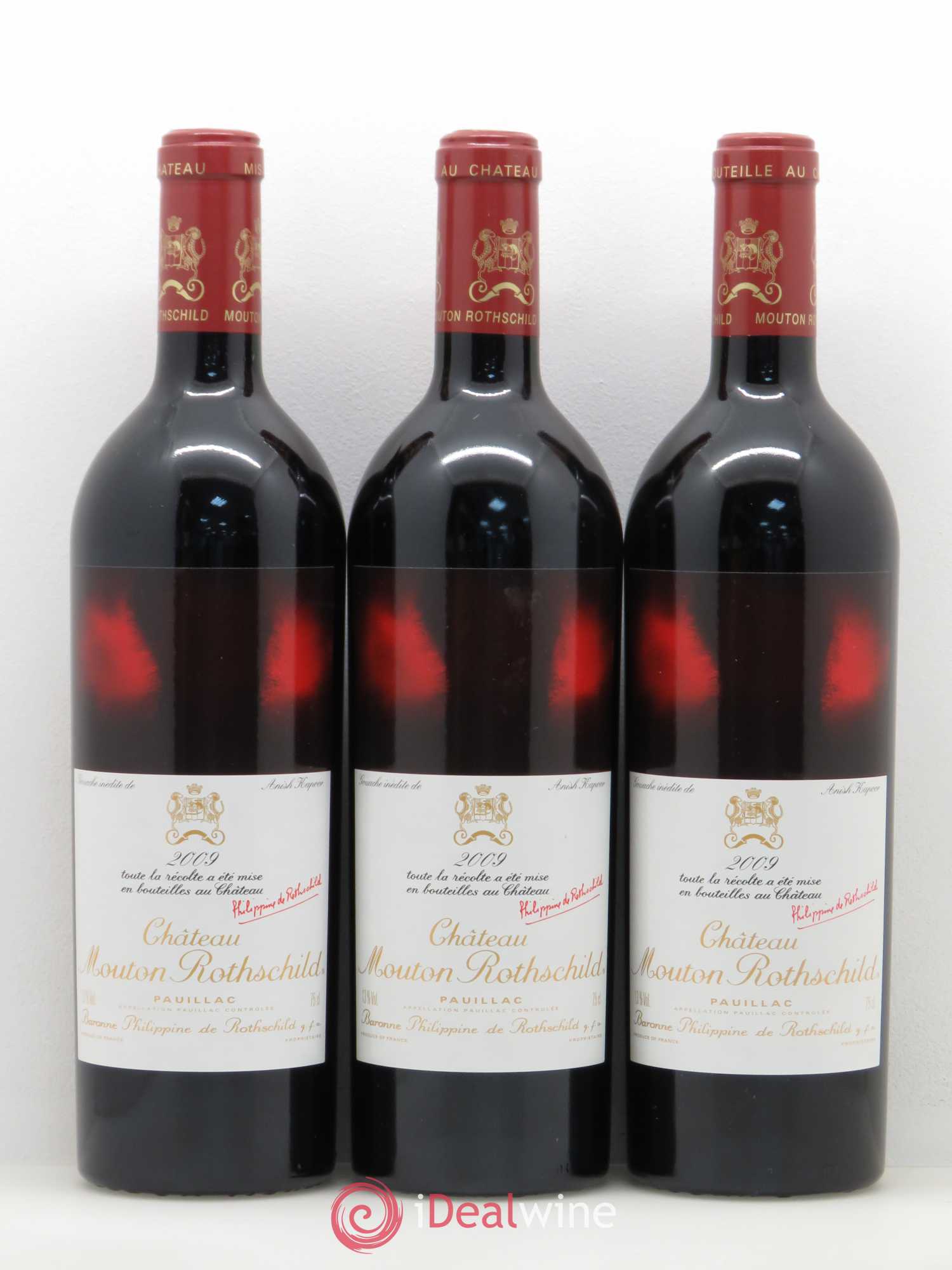 Château Mouton Rothschild 1er Grand Cru Classé 2009 - Lot de 6 bouteilles - 1
