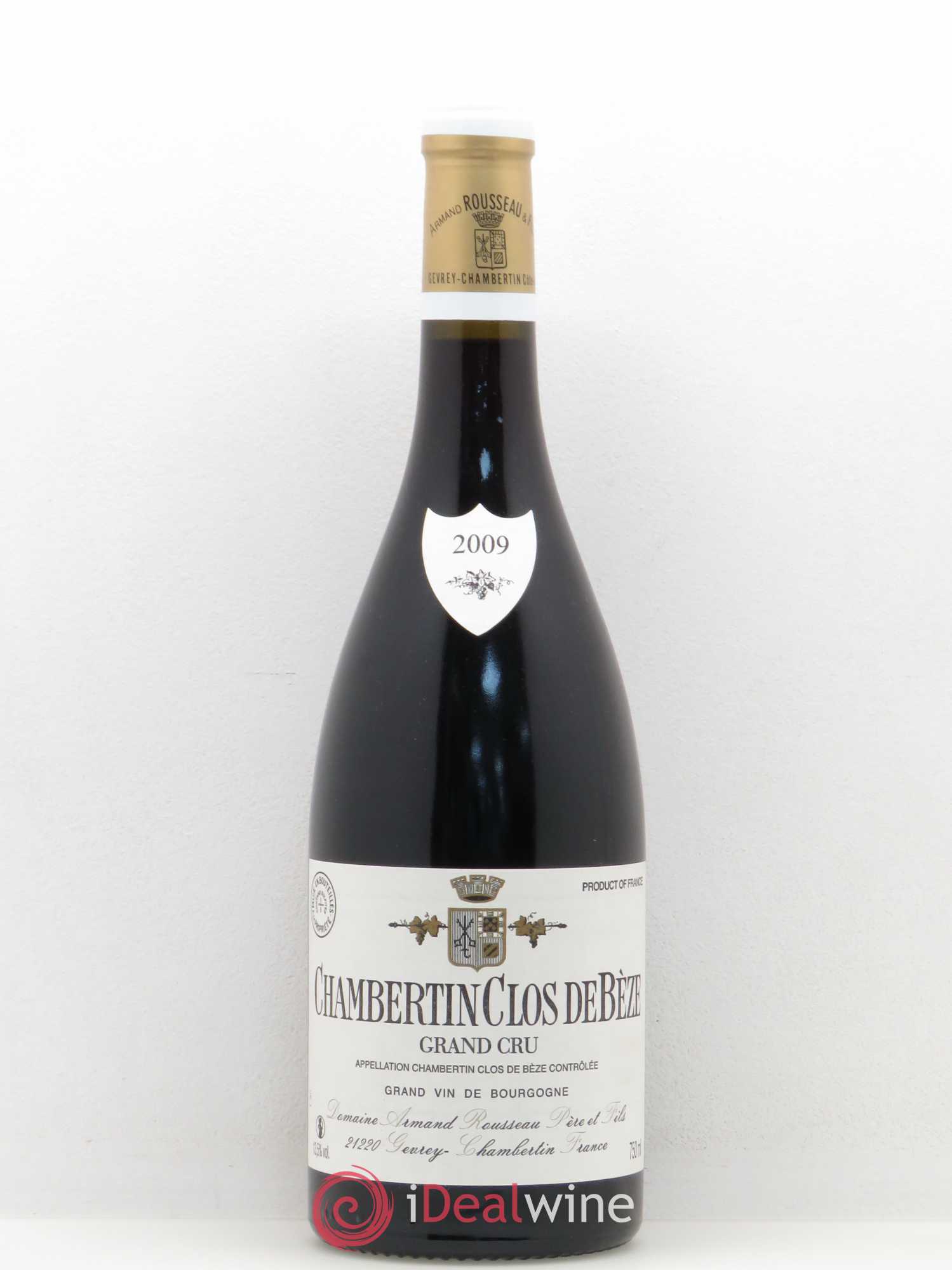 Chambertin Clos de Bèze Grand Cru Armand Rousseau (Domaine) 2009 - Lot de 1 bouteille - 0