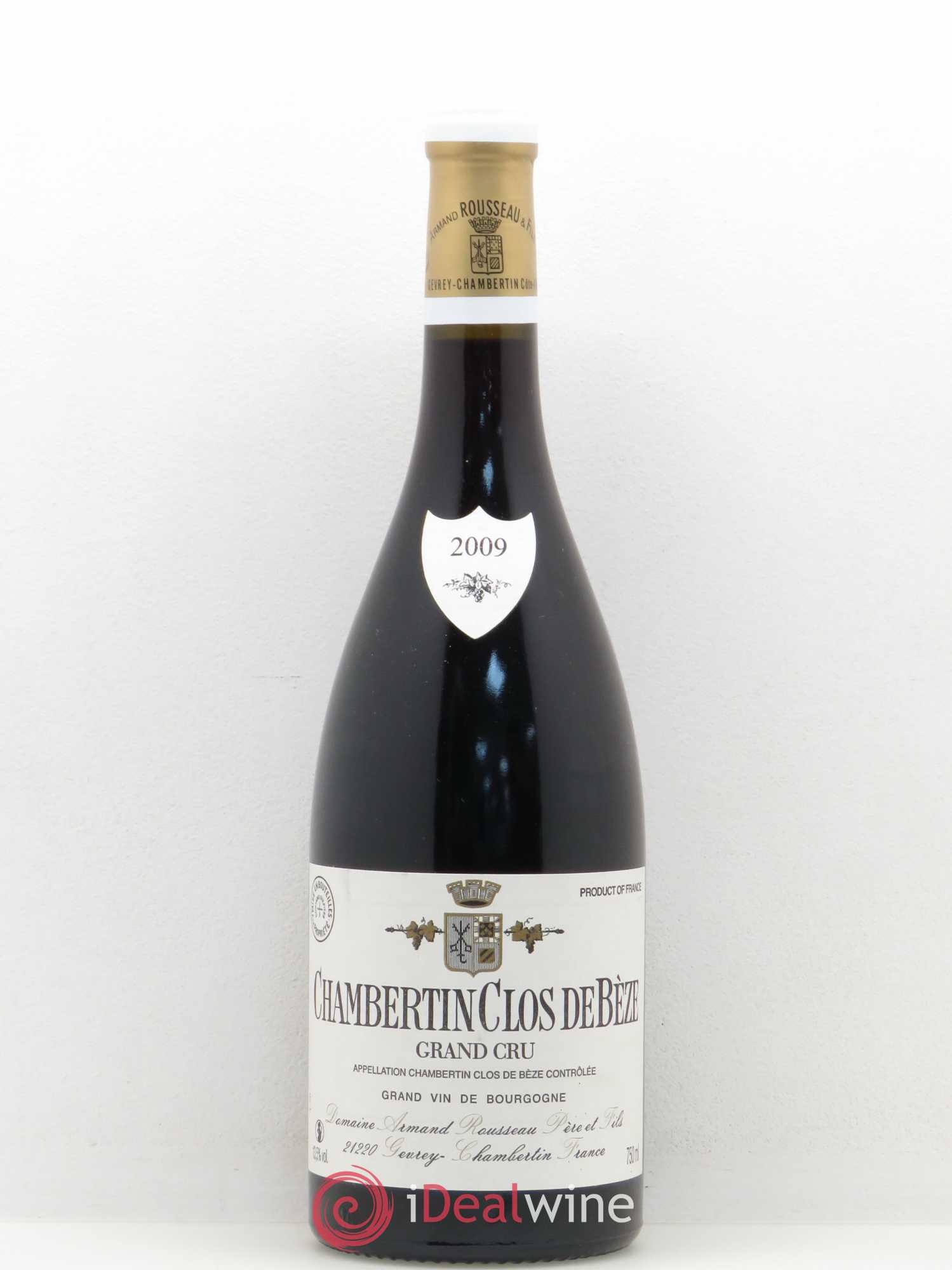 Chambertin Clos de Bèze Grand Cru Armand Rousseau (Domaine) 2009 - Lot de 1 bouteille - 0