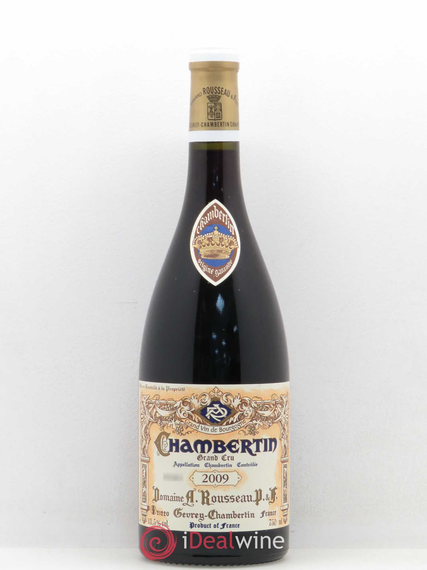 Chambertin Grand Cru Armand Rousseau (Domaine) 2009 - Lot de 1 bouteille - 0
