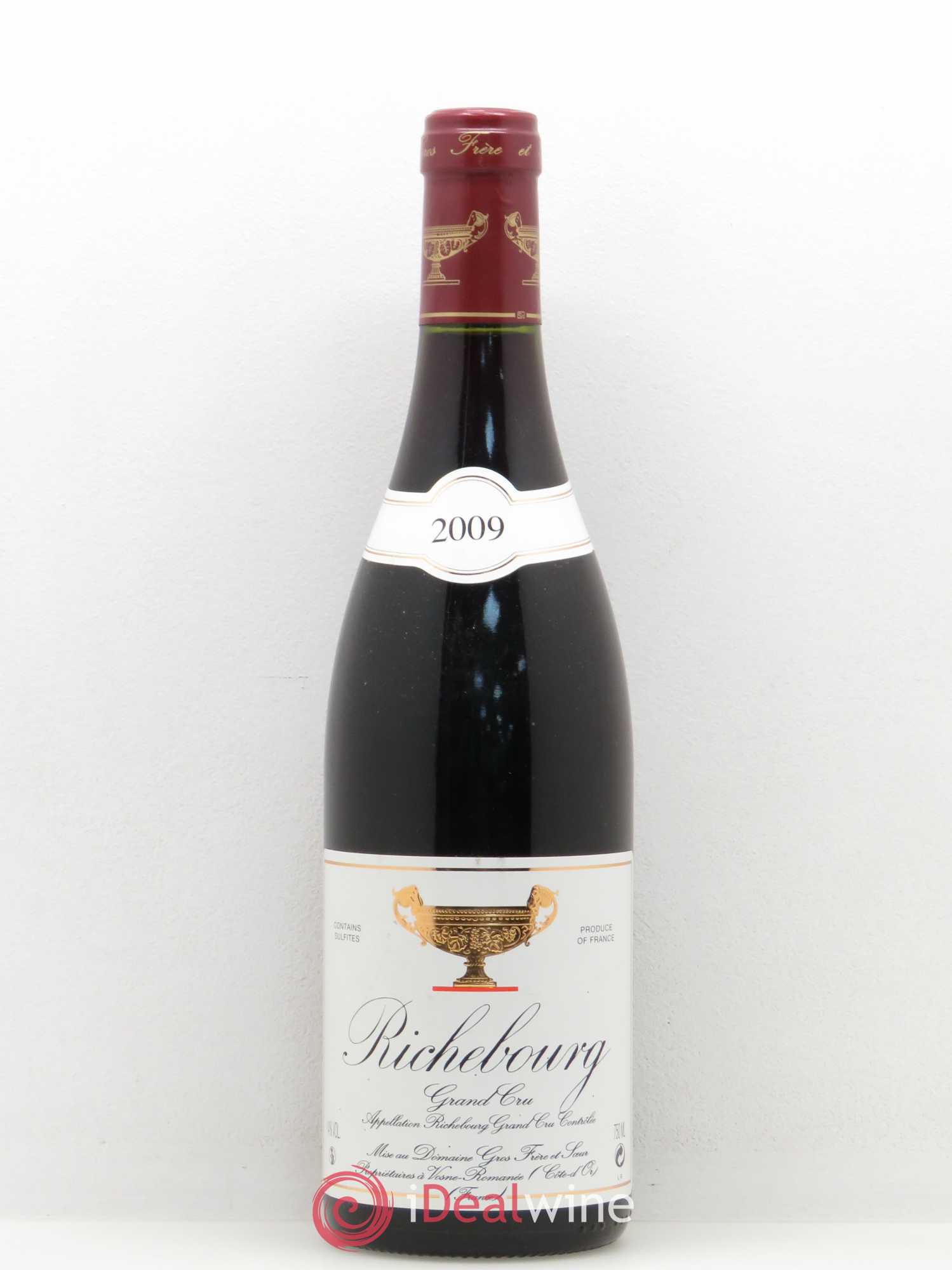 Richebourg Grand Cru Gros Frère & Soeur 2009 - Lot de 1 bouteille - 0