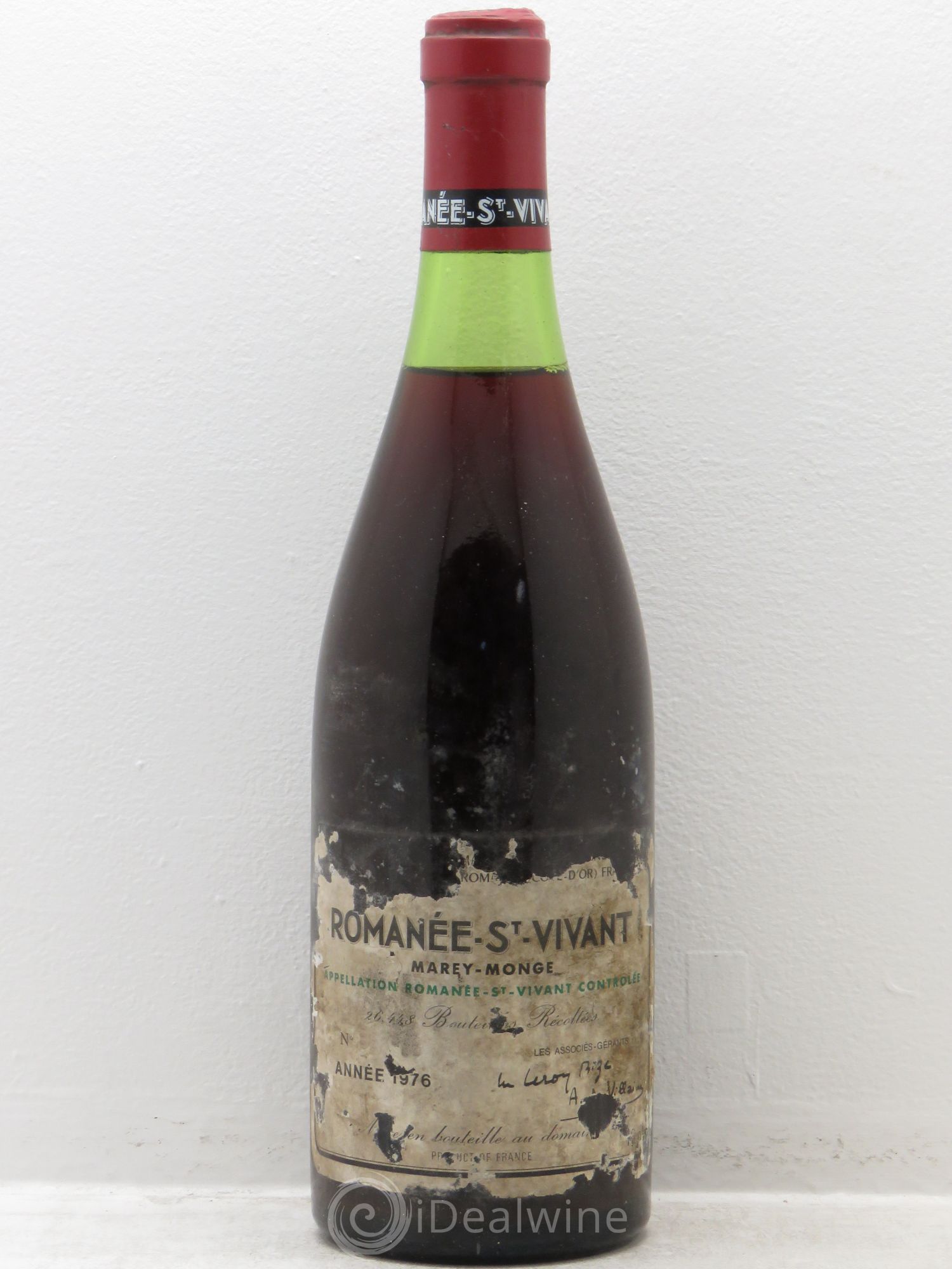 Romanée-Saint-Vivant Grand Cru Domaine de la Romanée-Conti 1976 - Lot de 1 bouteille - 0