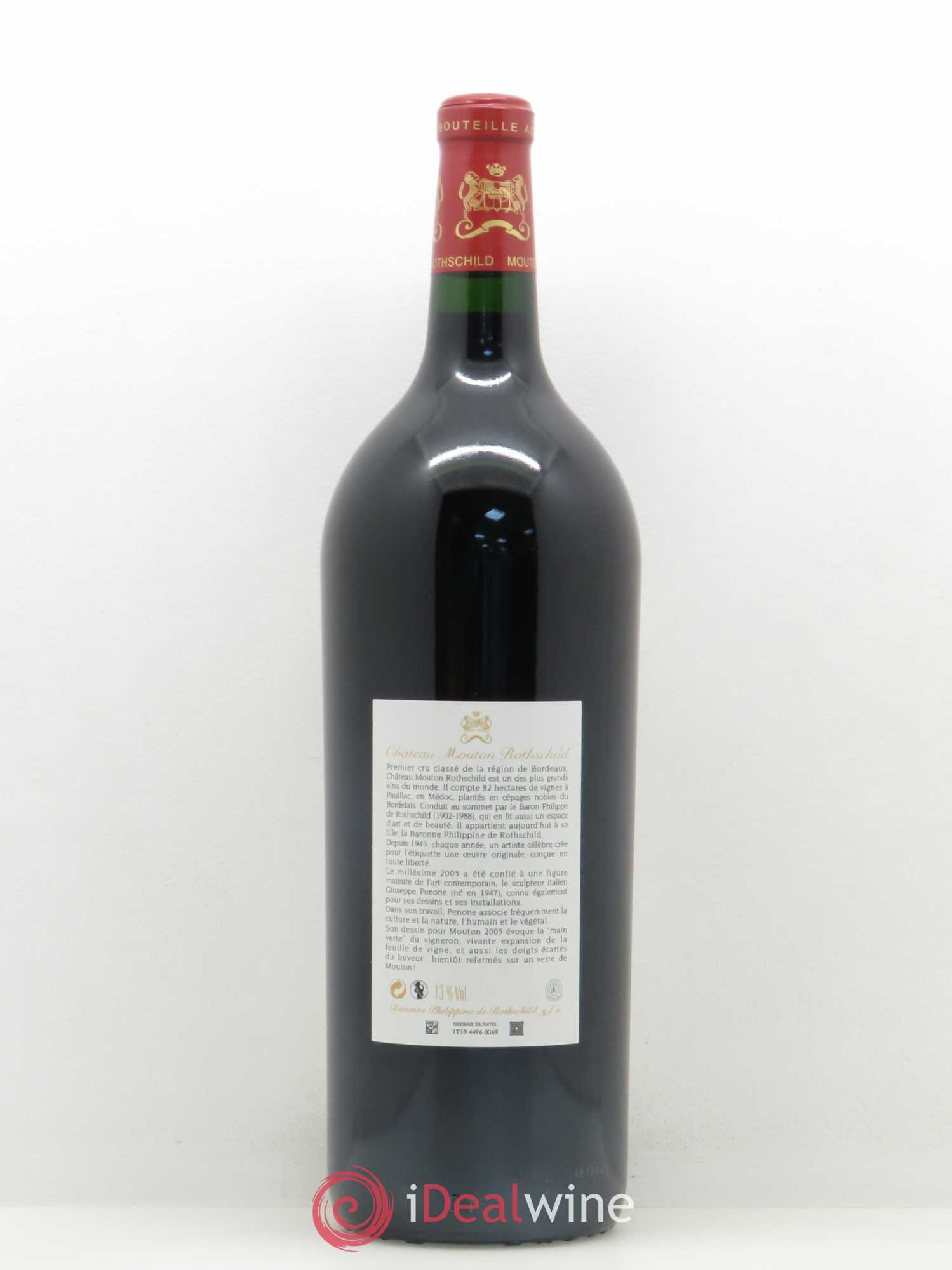Château Mouton Rothschild 1er Grand Cru Classé 2005 - Lot de 1 magnum - 1