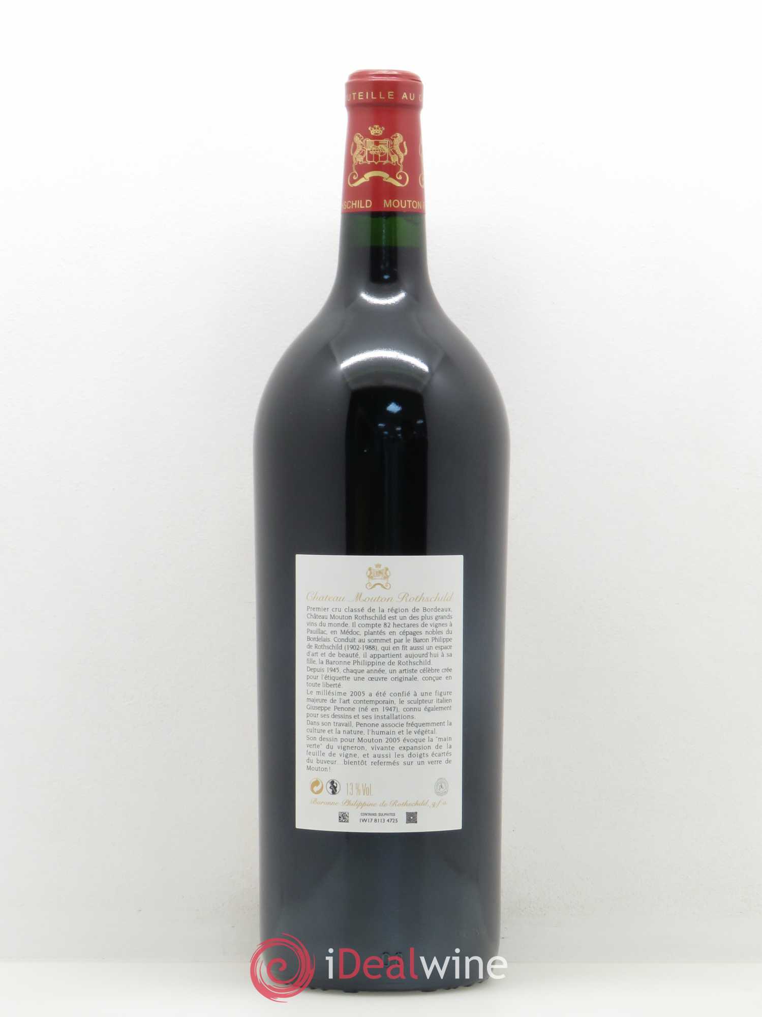 Château Mouton Rothschild 1er Grand Cru Classé 2005 - Lot de 1 magnum - 1