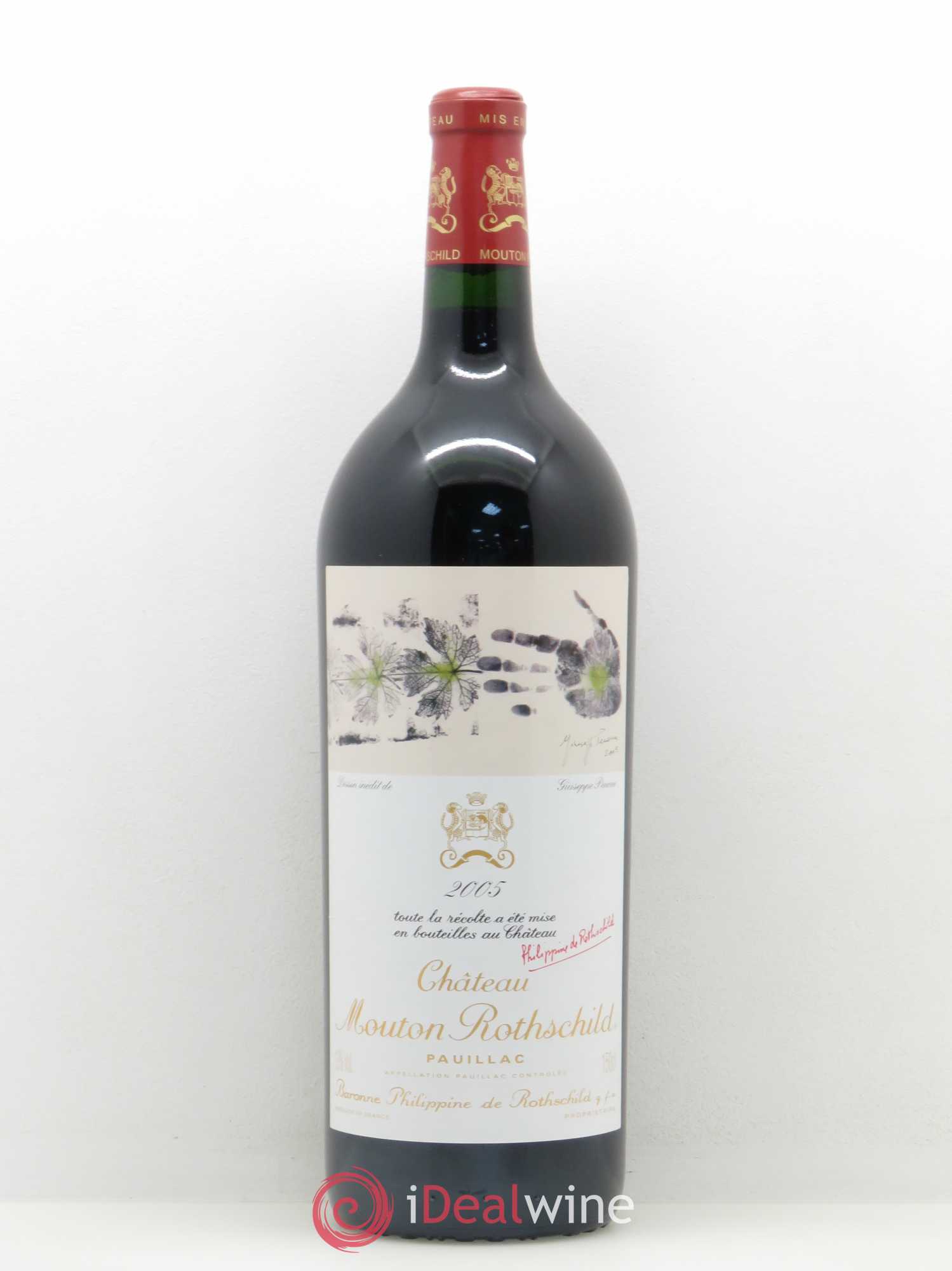 Château Mouton Rothschild 1er Grand Cru Classé 2005 - Lot de 1 magnum - 0