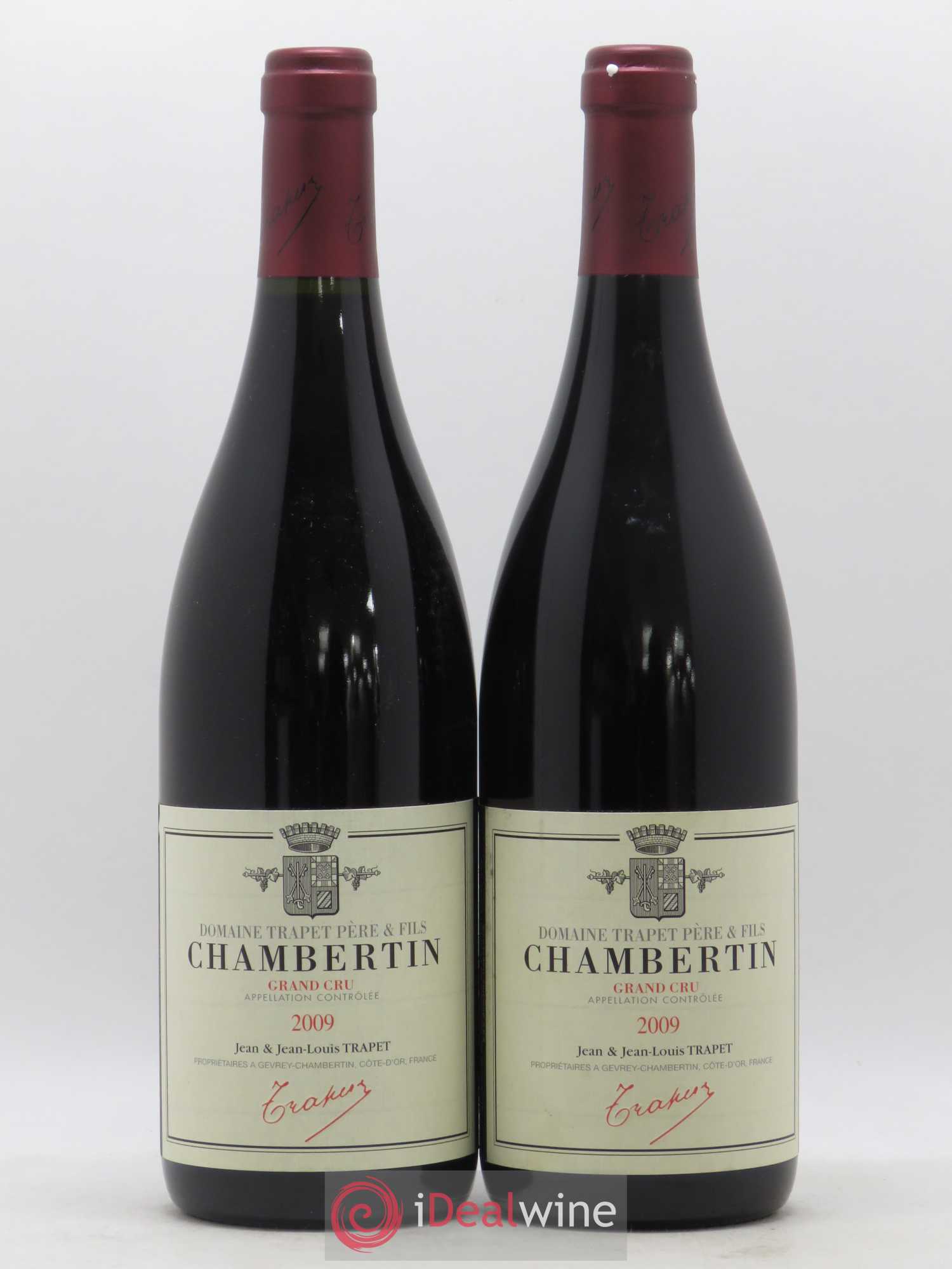 Chambertin Grand Cru Domaine Trapet 2009 - Lot de 2 bouteilles - 0