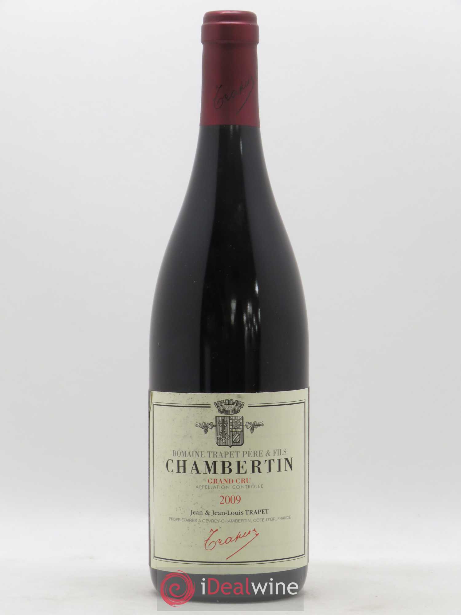 Chambertin Grand Cru Domaine Trapet 2009 - Lot de 1 bouteille - 0