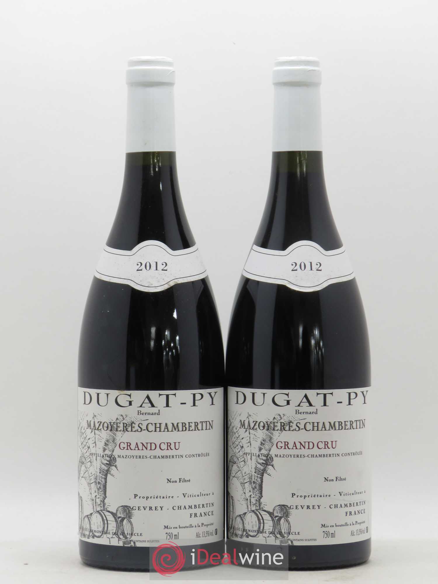 Mazoyères-Chambertin Grand Cru Dugat-Py 2012 - Lot de 2 bouteilles - 0