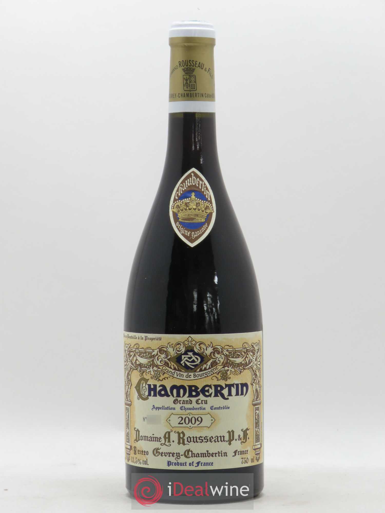 Chambertin Grand Cru Armand Rousseau (Domaine) 2009 - Lot de 1 bouteille - 0