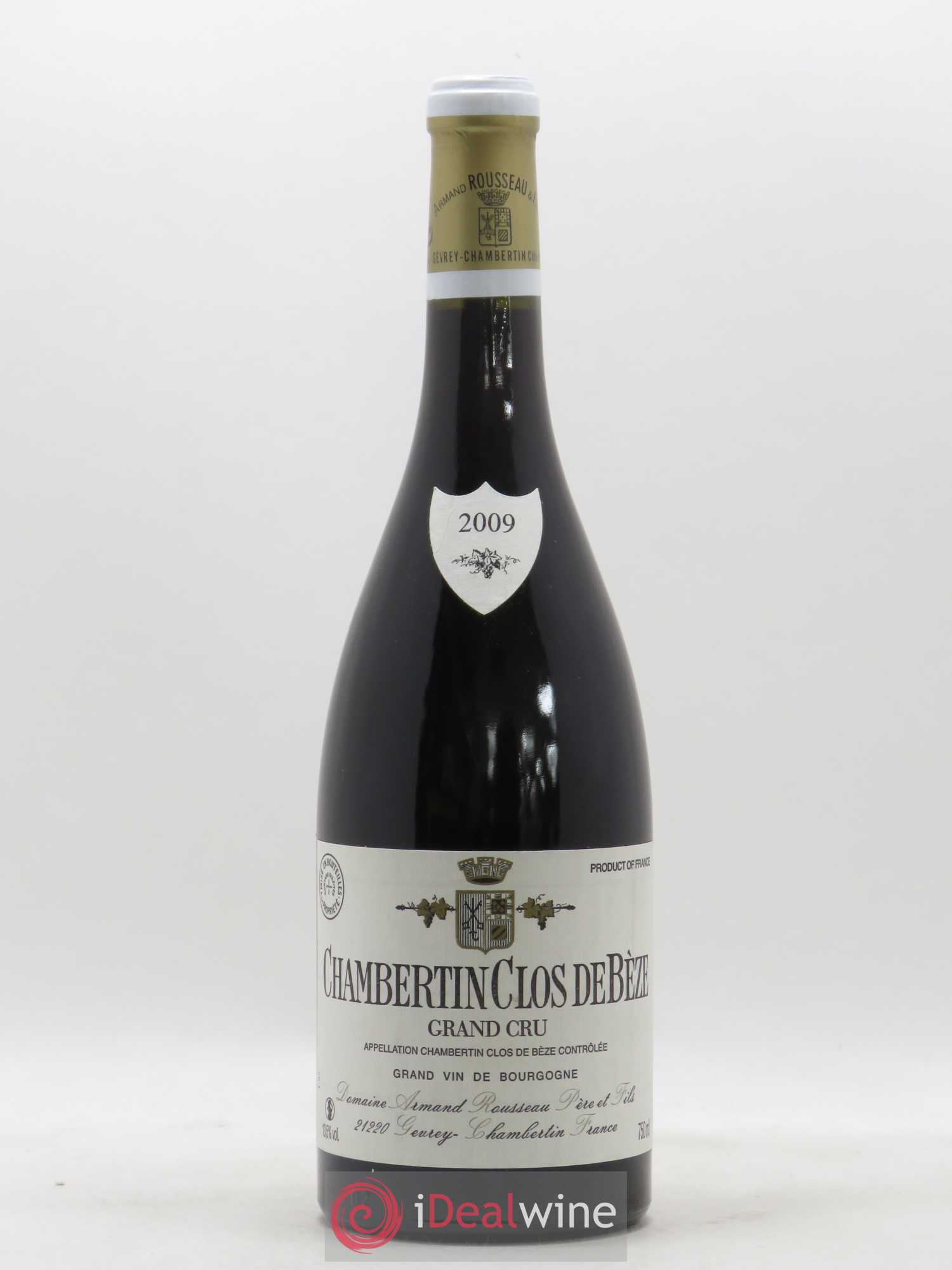 Chambertin Clos de Bèze Grand Cru Armand Rousseau (Domaine) 2009 - Lot de 1 bouteille - 0