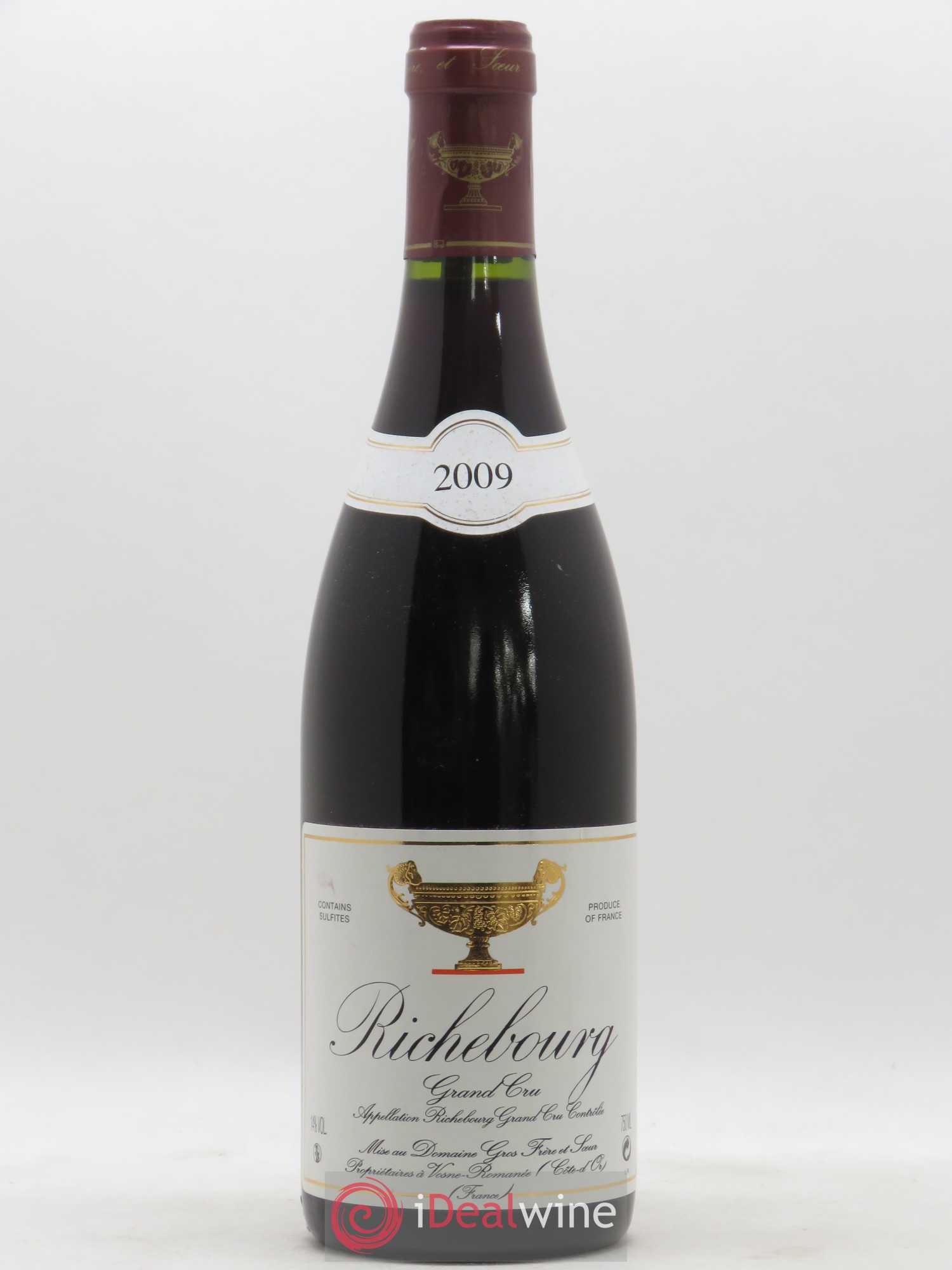 Richebourg Grand Cru Gros Frère & Soeur 2009 - Lot de 1 bouteille - 0