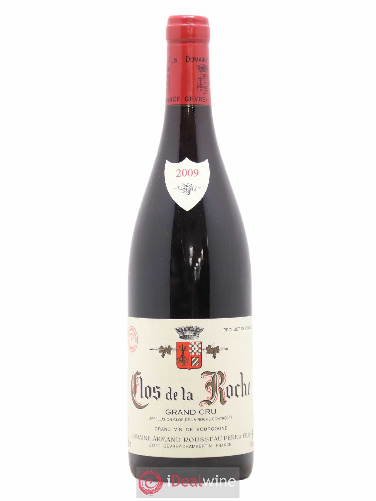 Clos de la Roche Grand Cru Armand Rousseau (Domaine) 2009 - Lot de 1 bouteille - 0