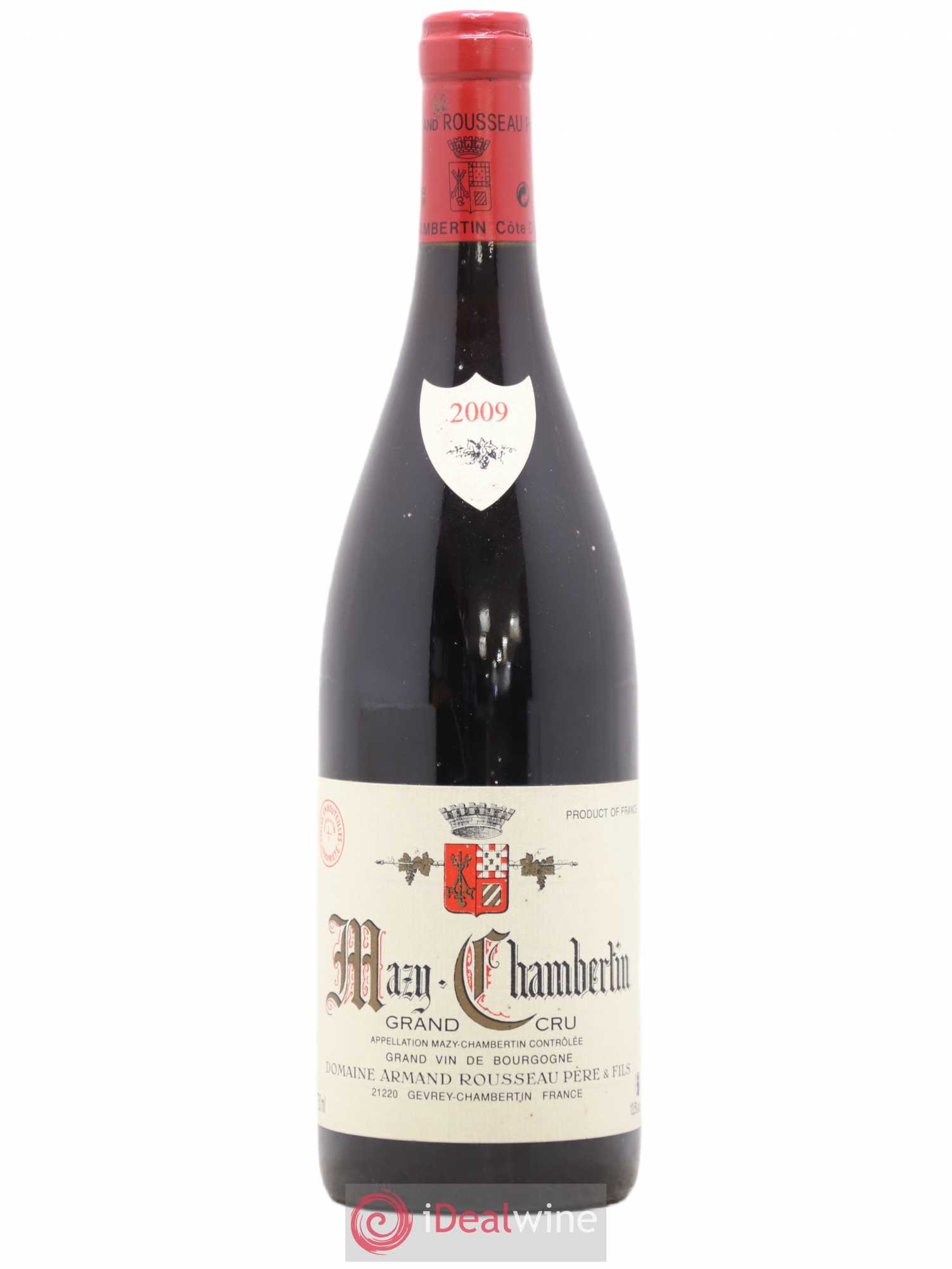 Mazis-Chambertin Grand Cru Armand Rousseau (Domaine) 2009 - Lot de 1 bouteille - 0