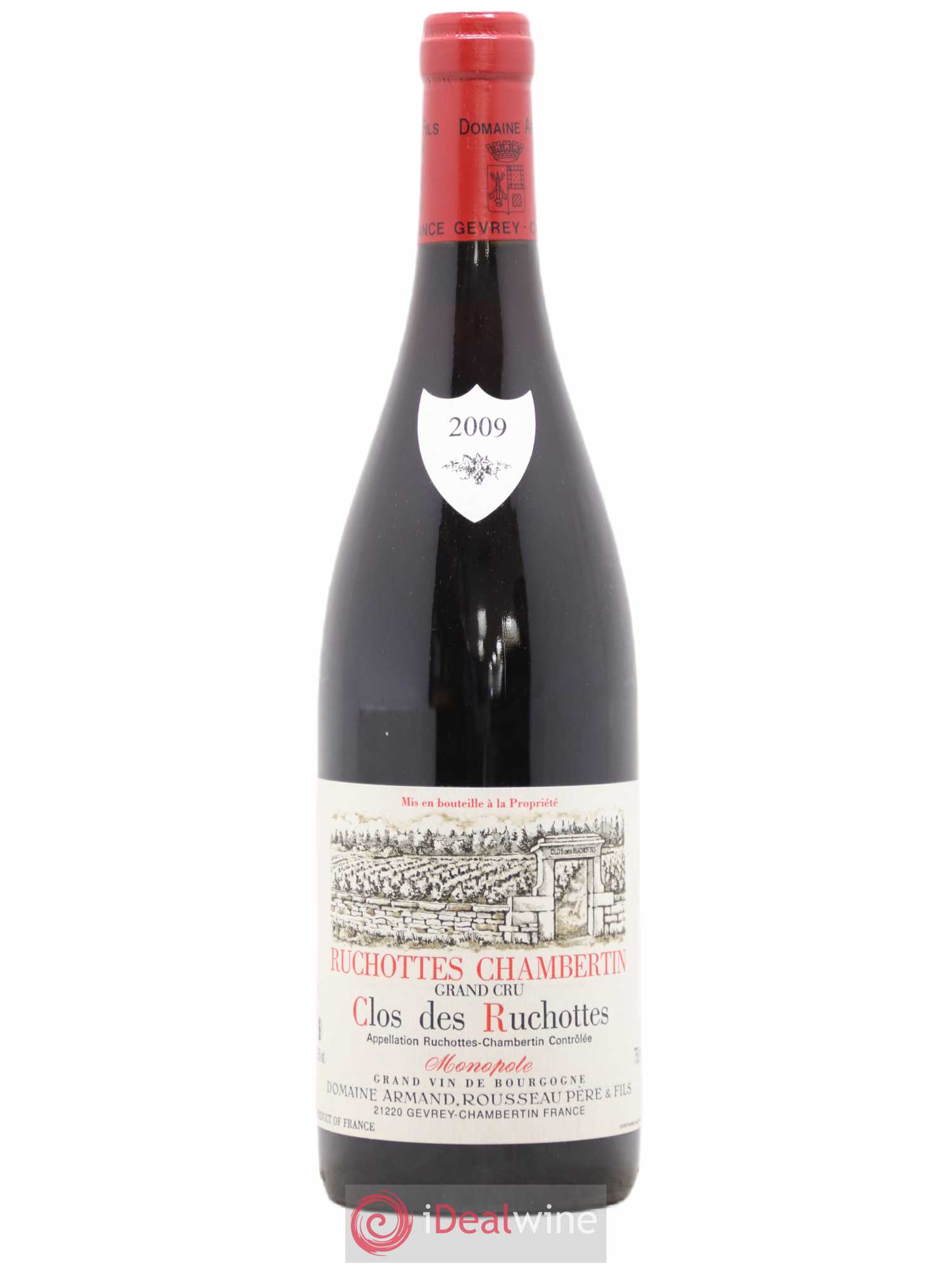 Ruchottes-Chambertin Grand Cru Clos des Ruchottes Armand Rousseau (Domaine) 2009 - Lot de 1 bouteille - 0