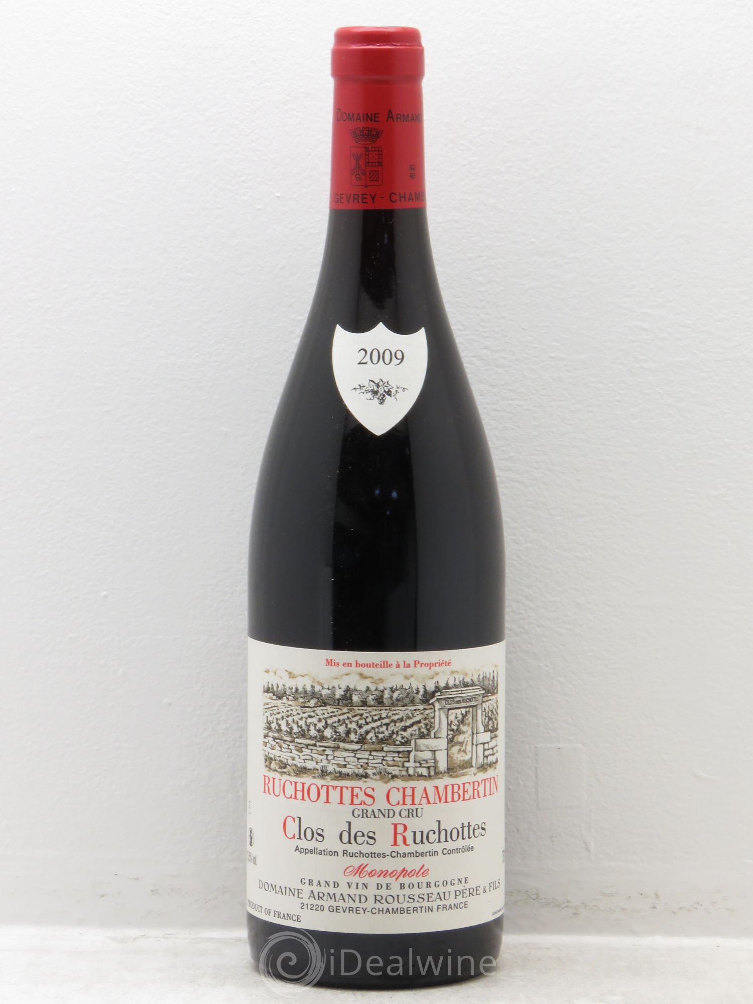 Ruchottes-Chambertin Grand Cru Clos des Ruchottes Armand Rousseau (Domaine) 2009 - Lot de 1 bouteille - 0