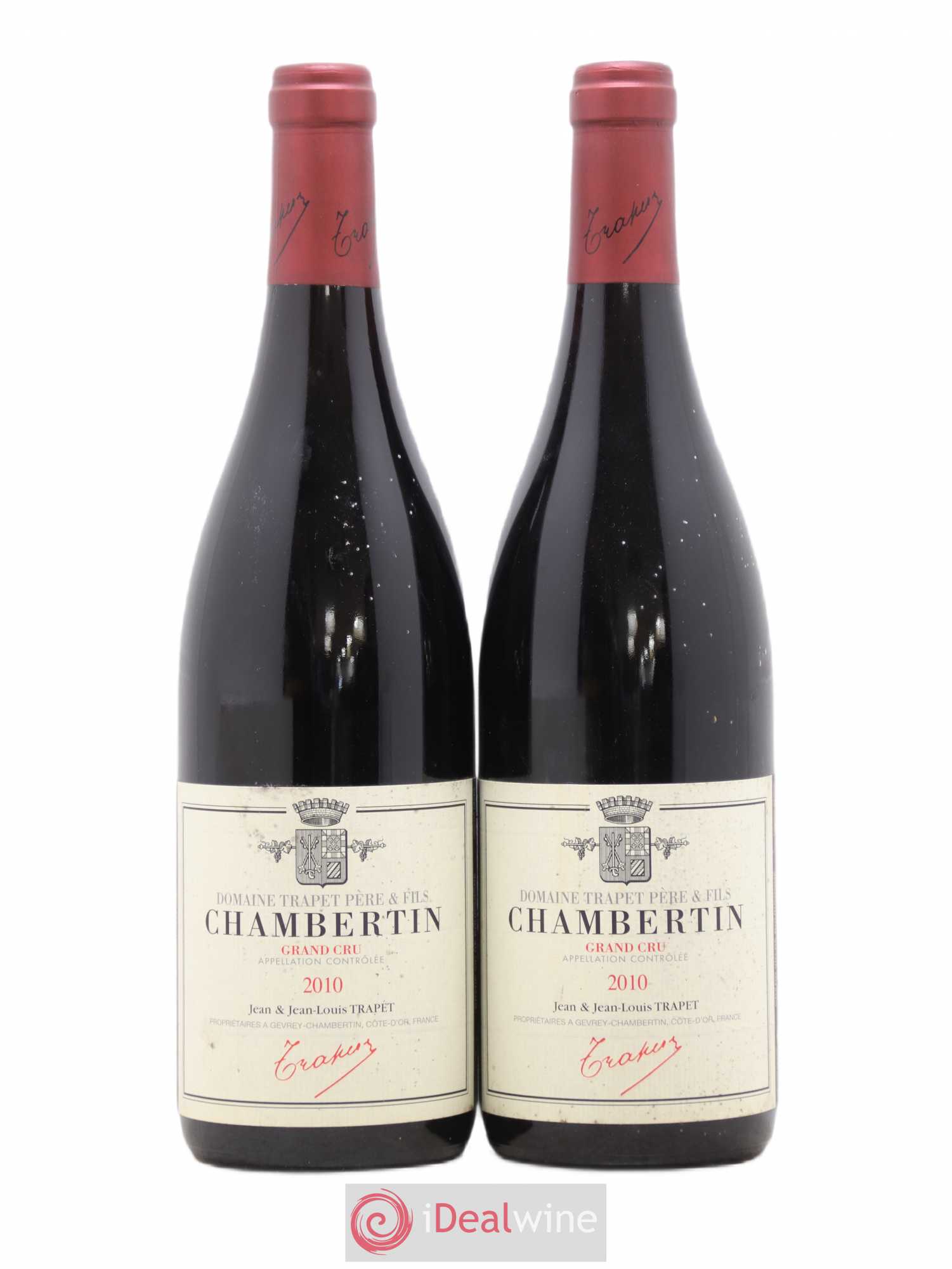 Chambertin Grand Cru Domaine Trapet 2010 - Lot de 2 bouteilles - 0