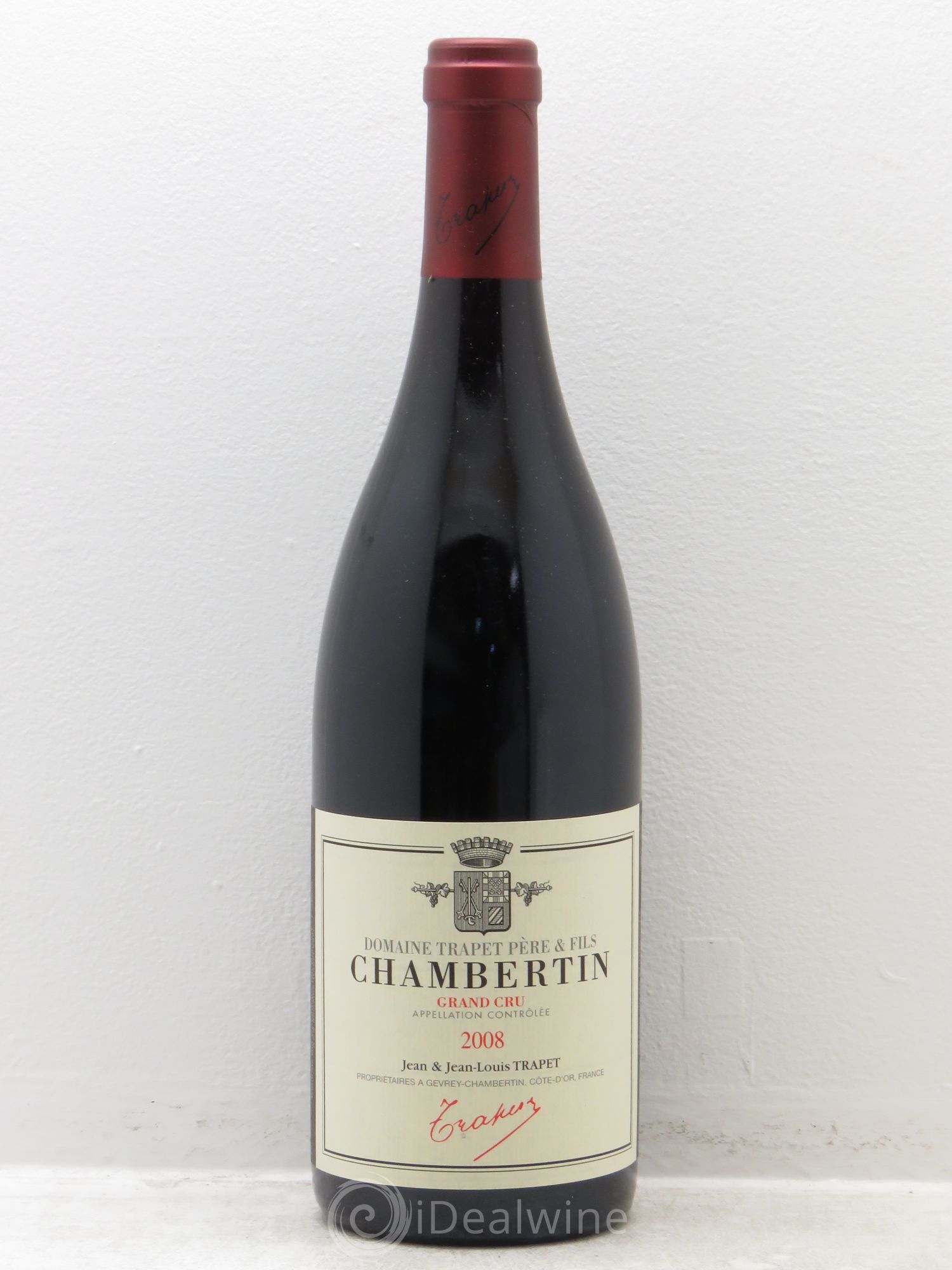 Chambertin Grand Cru Domaine Trapet 2008 - Lot de 1 bouteille - 0
