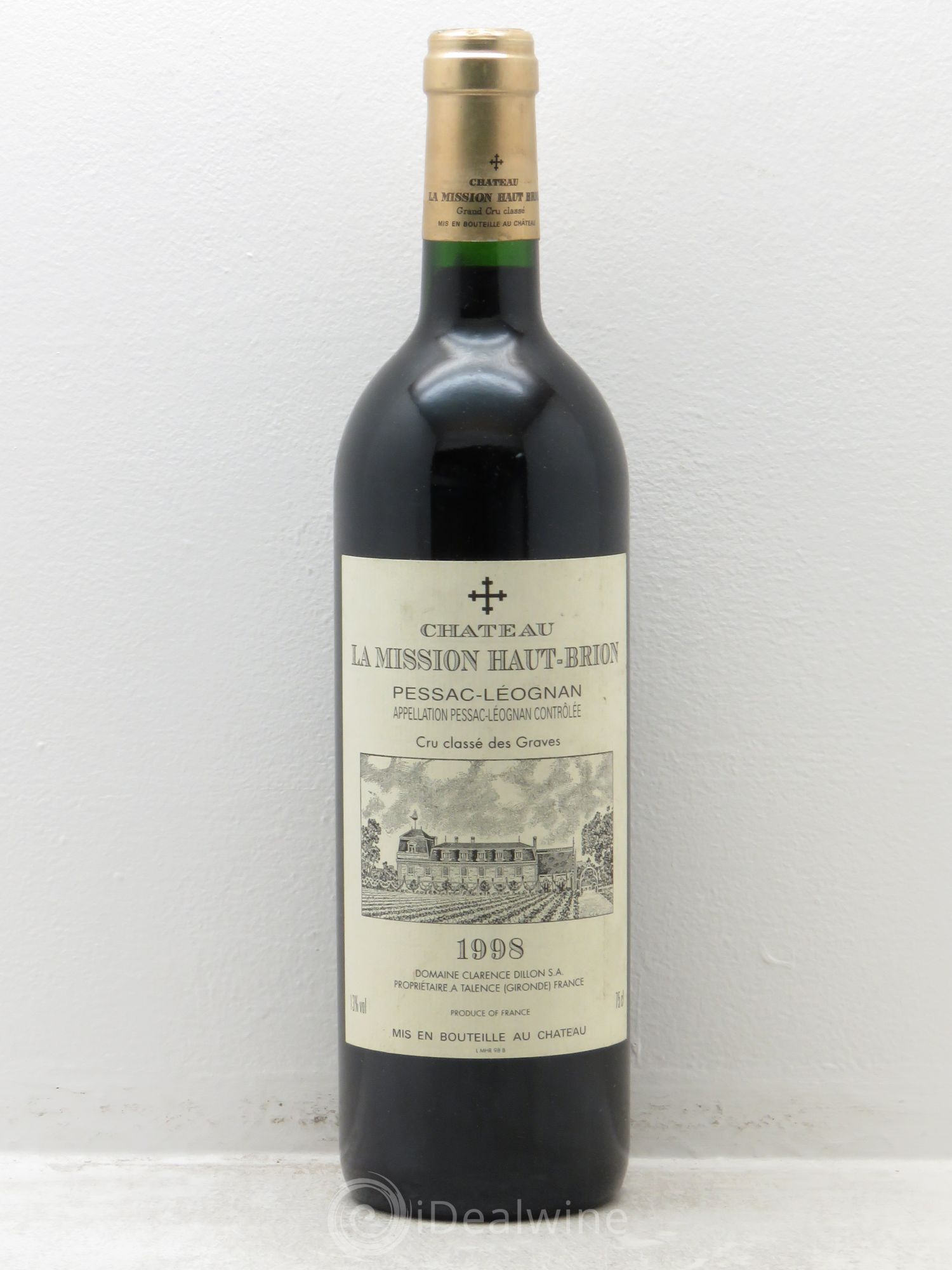 Château la Mission Haut-Brion Cru Classé de Graves 1998 - Lot de 1 bouteille - 0