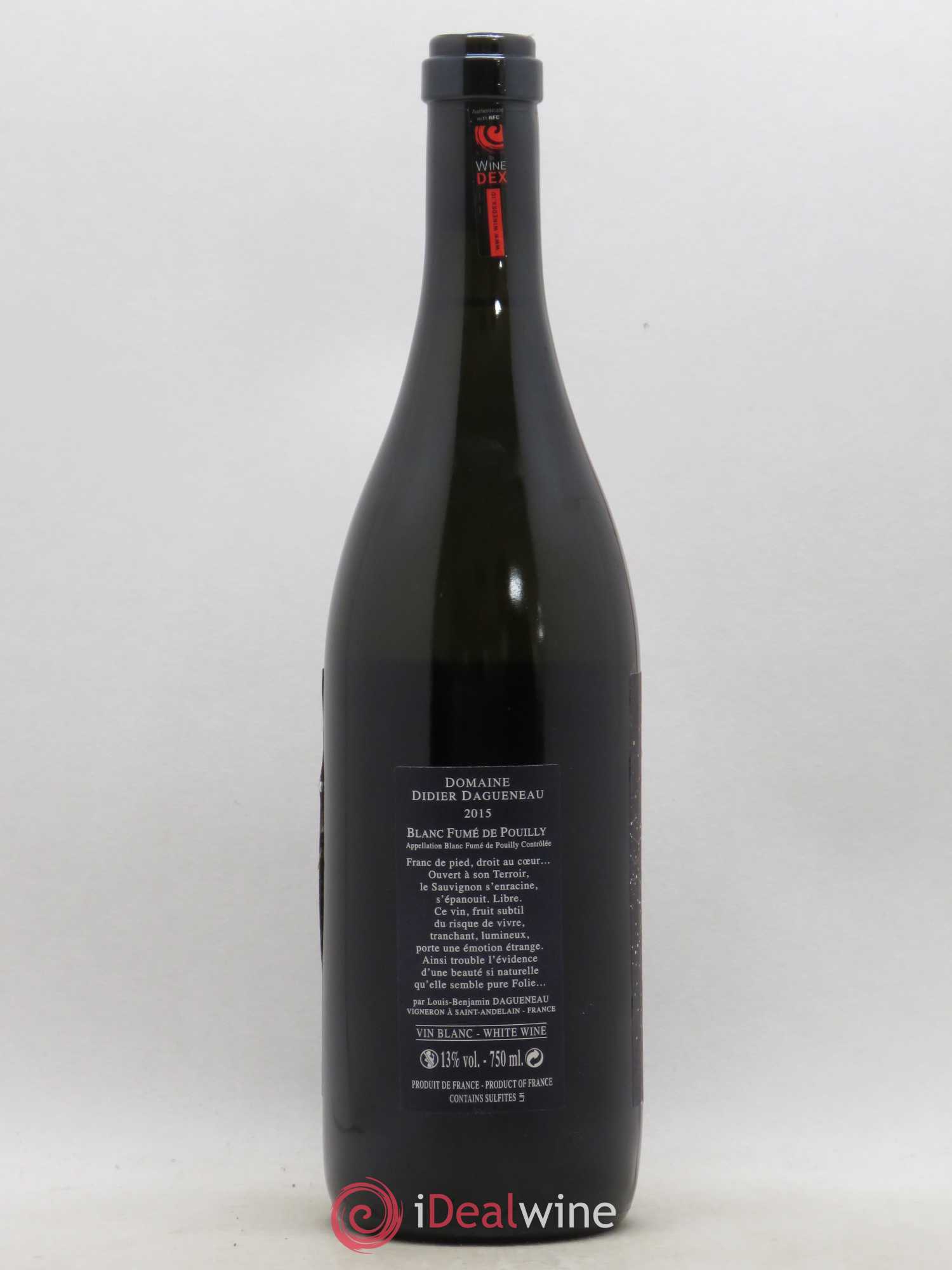 Pouilly-Fumé Astéroïde Dagueneau (sans prix de réserve) 2015 - Lot de 1 bouteille - 1