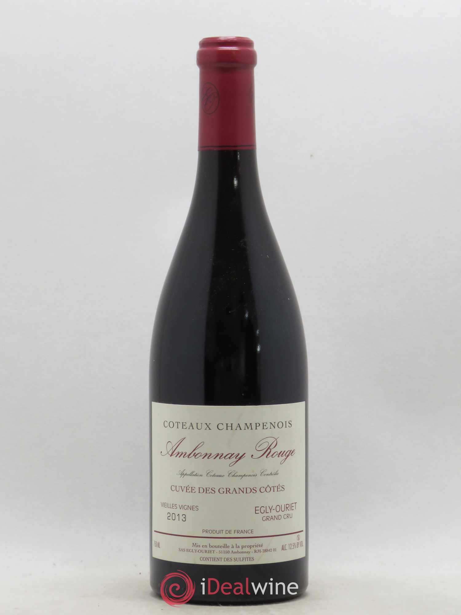 Ambonnay Cuvée des Grands Côtés VV Grand Cru Egly-Ouriet 2013 - Lot de 1 bouteille - 0