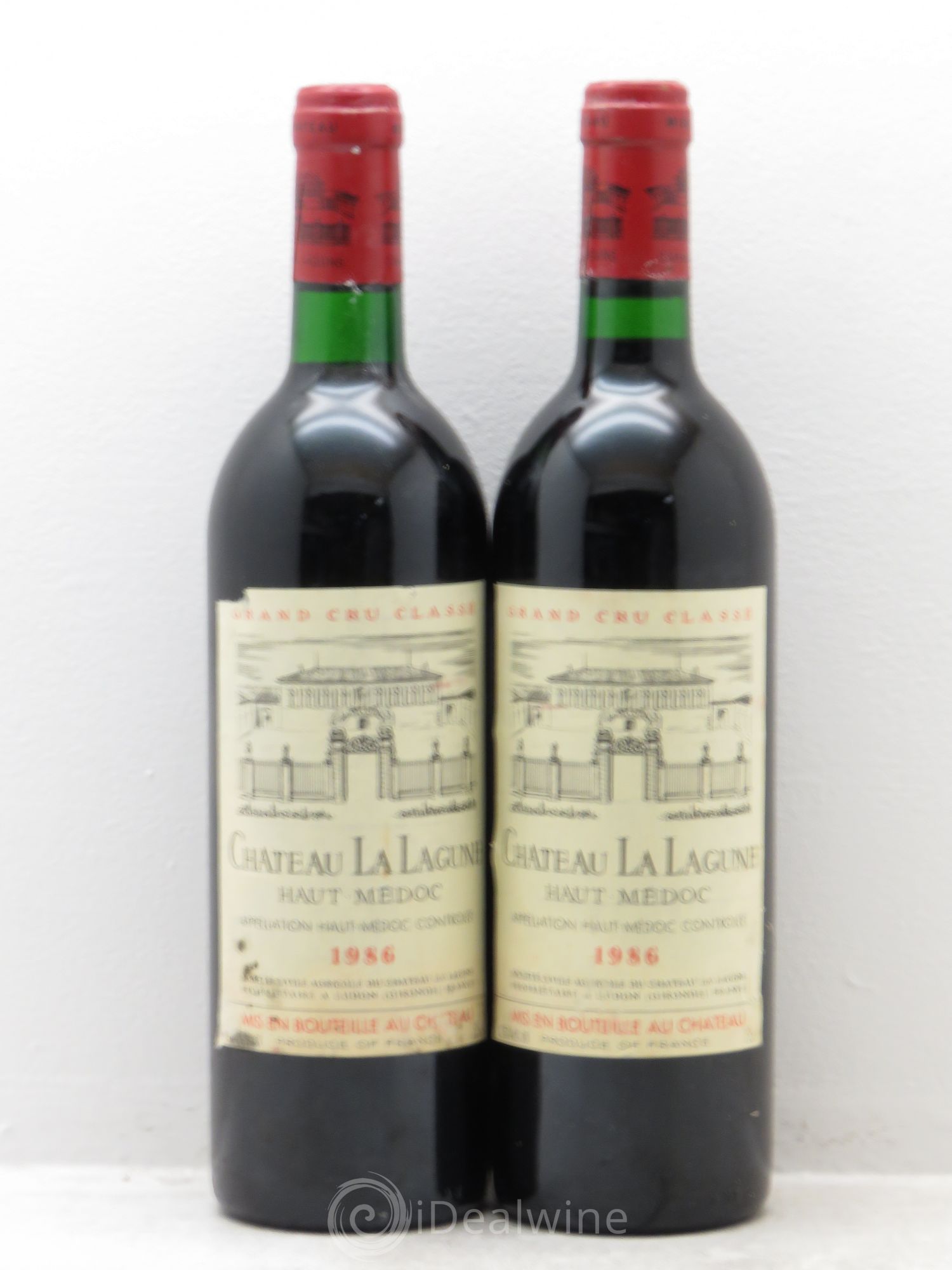Château la Lagune 3ème Grand Cru Classé 1986 - Lot de 2 bouteilles - 0