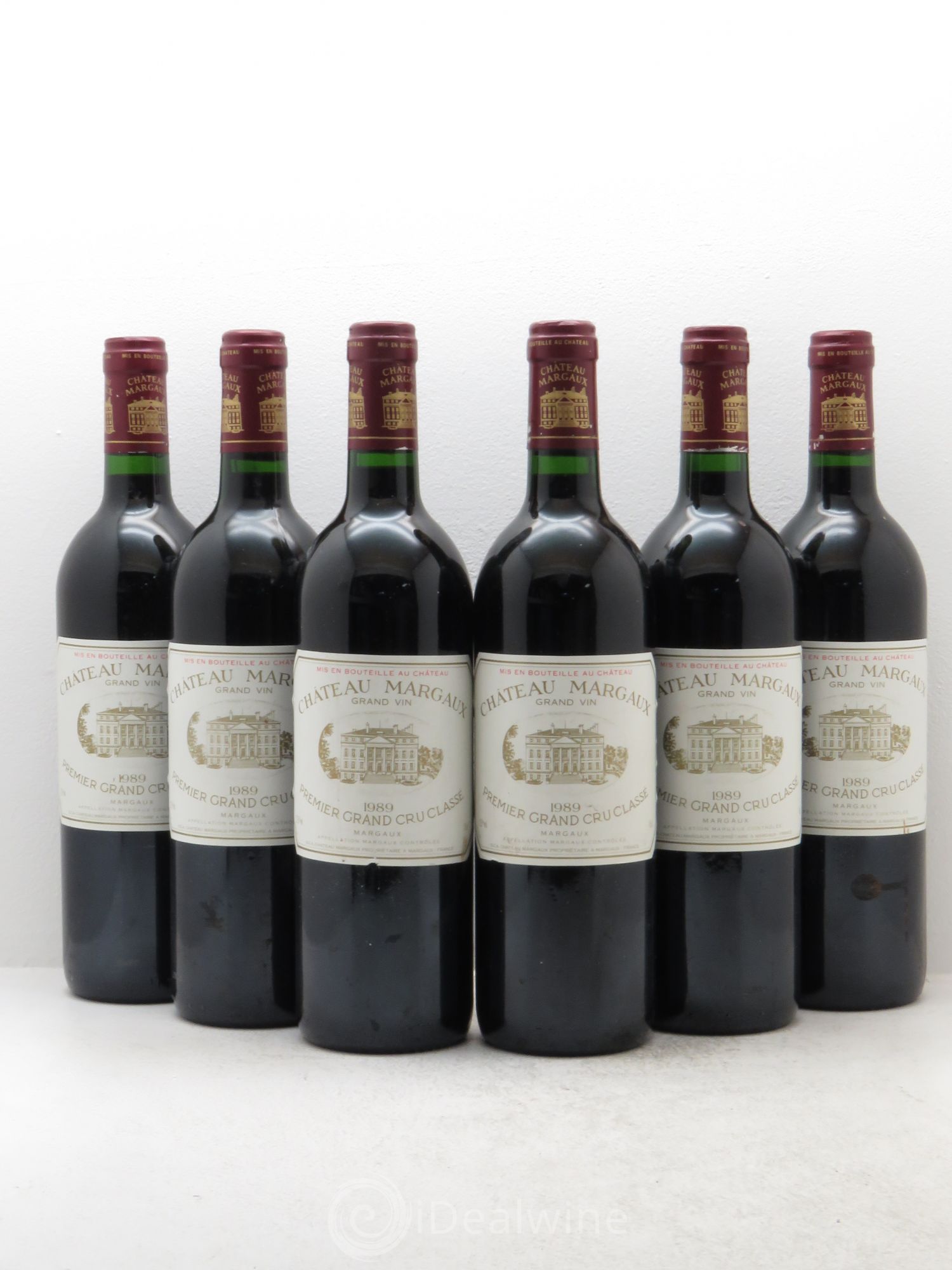 Château Margaux 1er Grand Cru Classé 1989 - Lot de 6 bouteilles - 0
