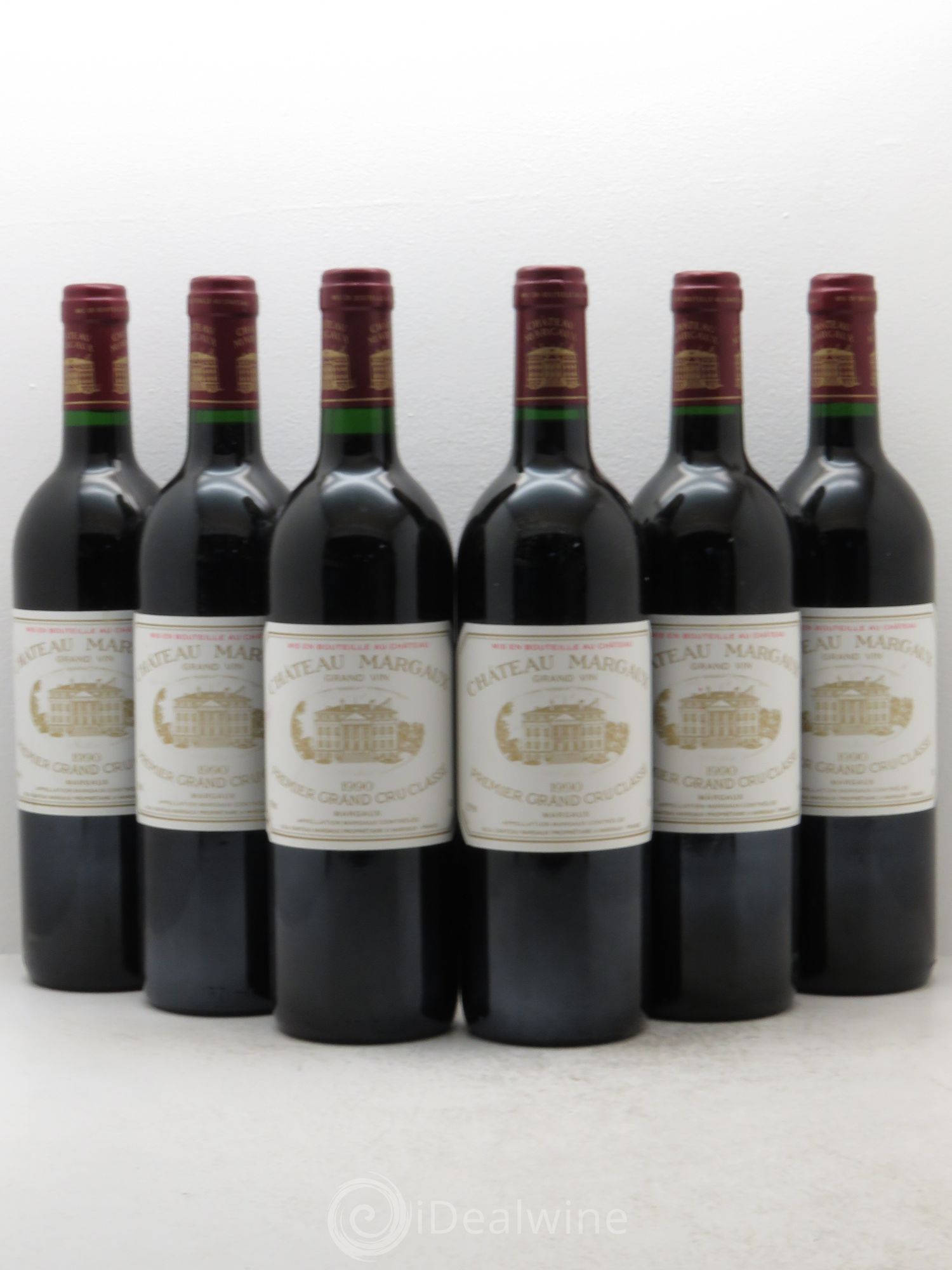 Château Margaux 1er Grand Cru Classé 1990 - Lotto di 6 bottiglie - 0